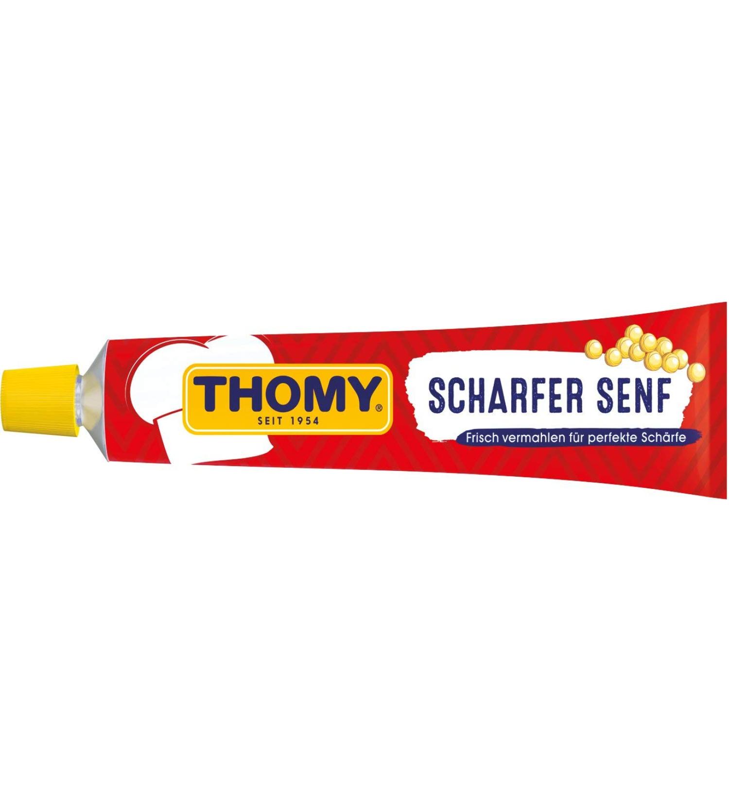 2x THOMY Scharfer Senf Mustard 100ml Tube - Authentic German Import - Buy Online on GoSupps.com