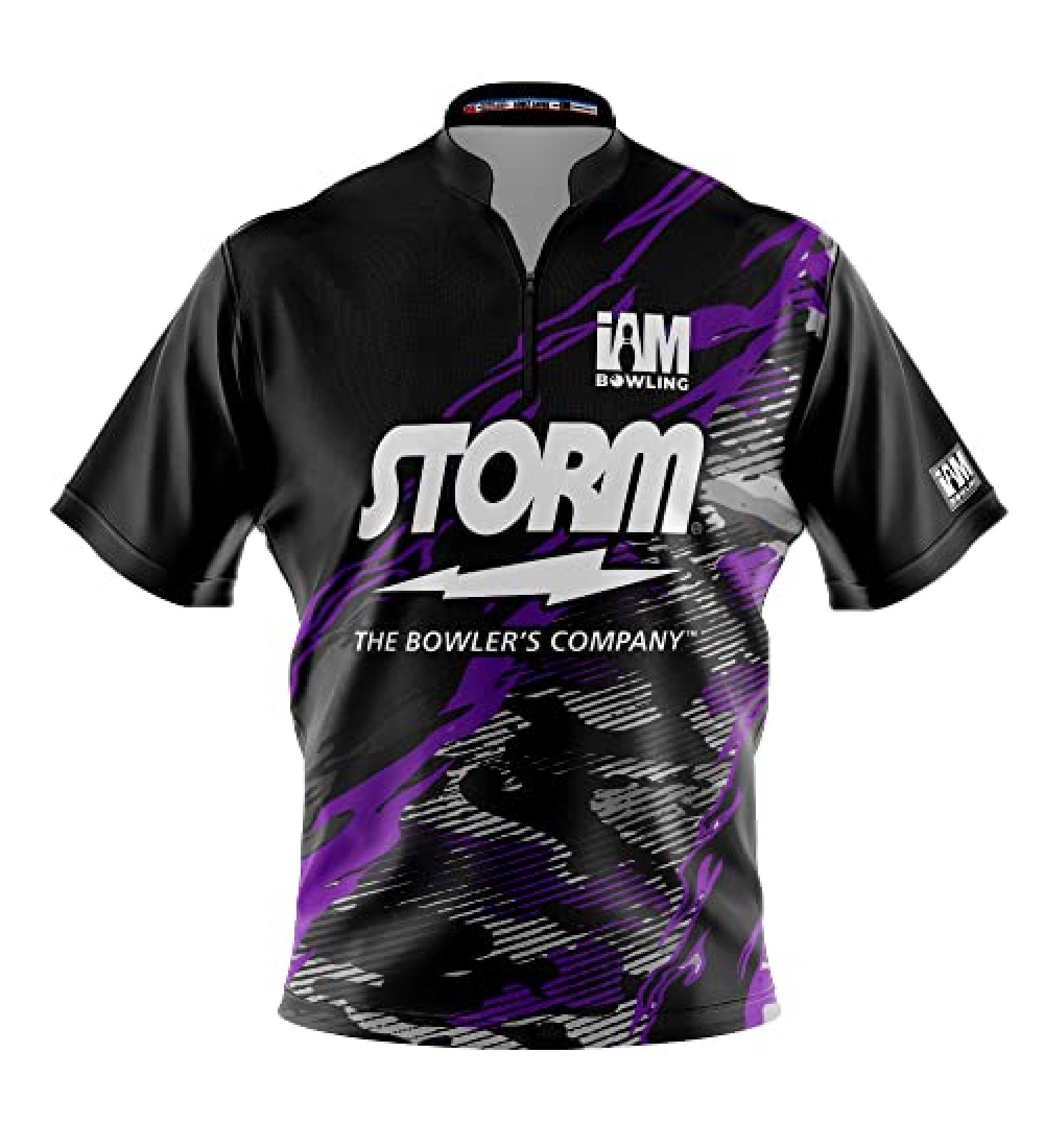 Logo Infusion Dye-Sublimated Bowling Jersey (Sash Collar) - I AM Bowling Fun Design 2007-ST - Storm Men's 4X - Buy Online on GoSupps.com