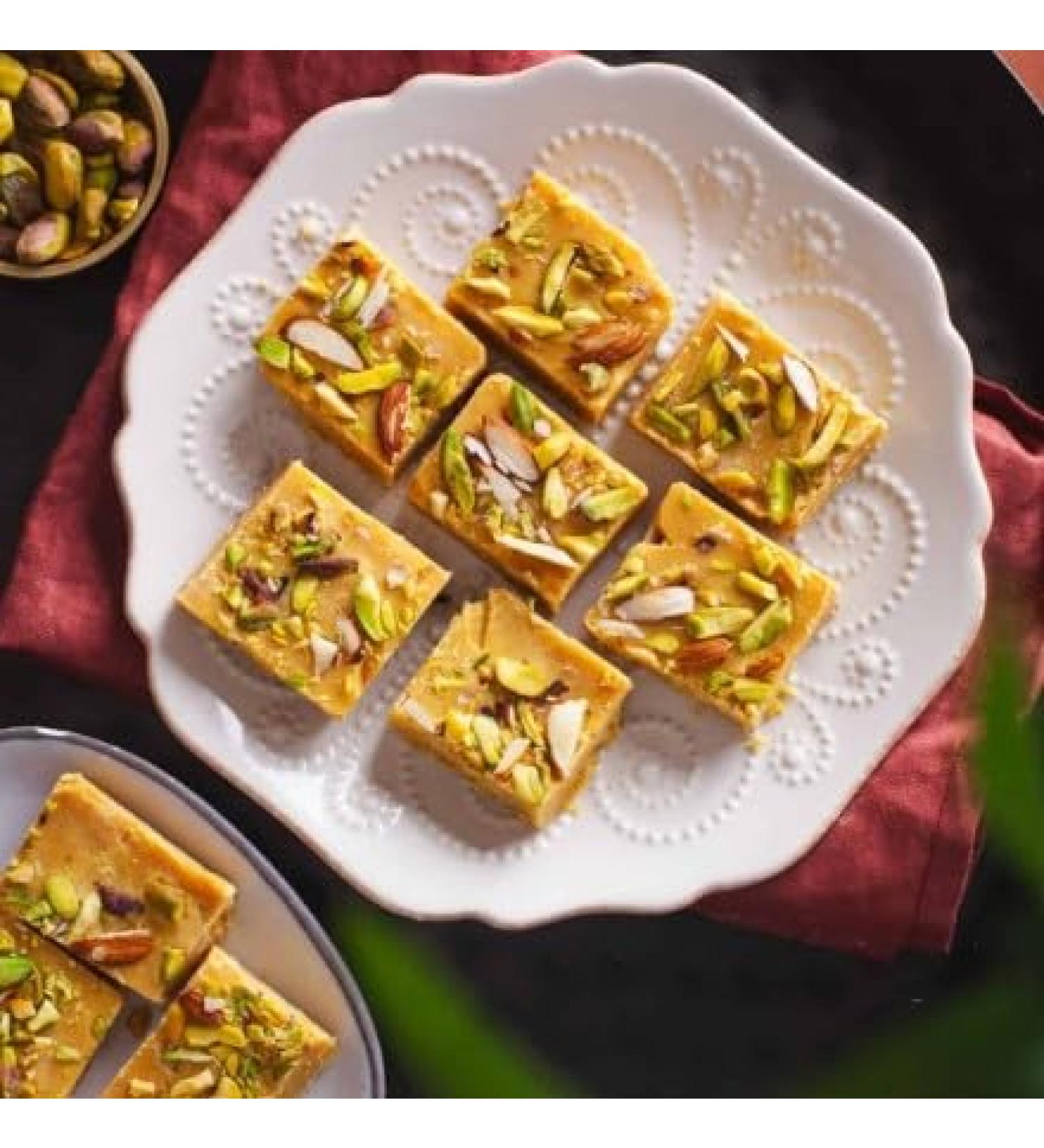 Festival Special Premium (Besan Barfi 600g) Delicious Indian Traditional Sweets To Sweeten Up Your Celebration Best Gift For All Occasions Marriage Diwali Holi Raksha Bandhan Sold By Kidzbuzz - Buy Online on GoSupps.com