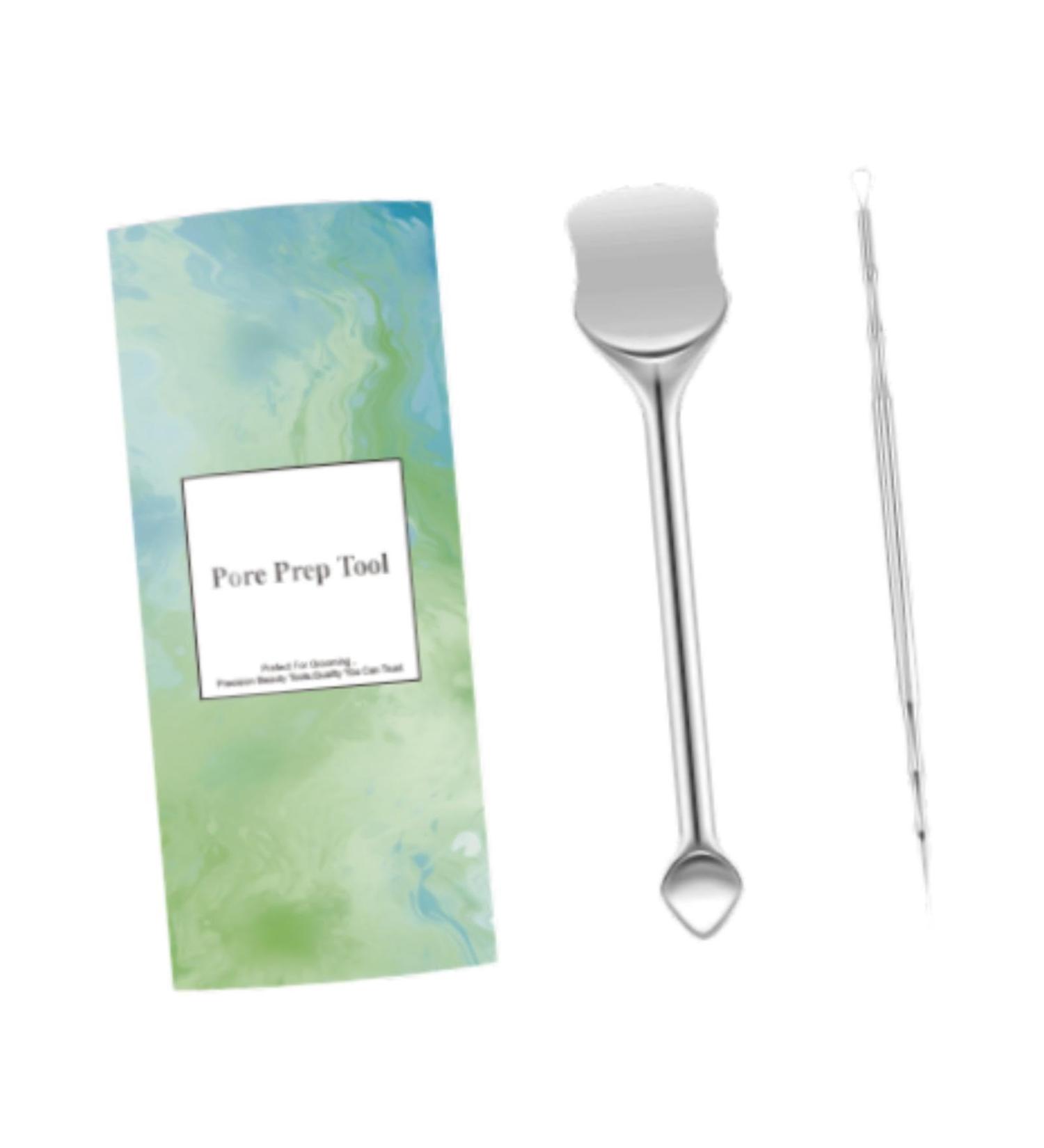 GaotKeut Pore Prep Tool Comedone Extractor Tool Blemish Spots Extractor Double Headed Pore Cleaning Beauty Tool for Whitehead Popping - Buy Online on GoSupps.com