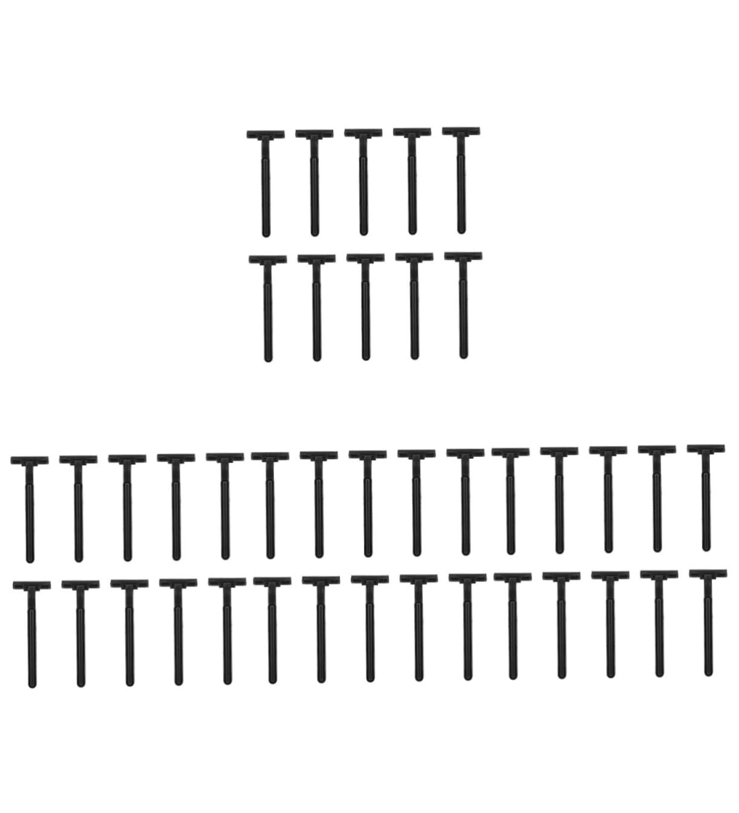 Beaupretty 40-Count Hair Removal Trimmer | Ergonomic Manual Body Razor for Men | Long-Lasting Double Layer Epilator Tools - Buy Online on GoSupps.com