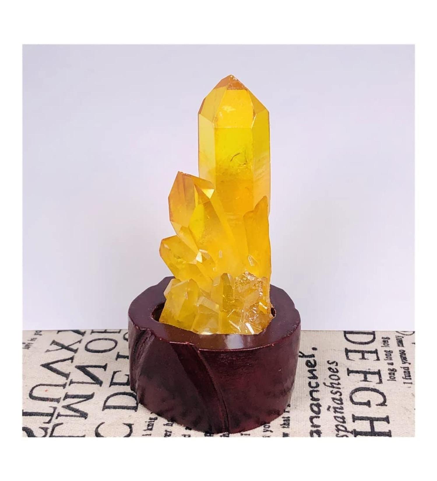 1PC Beautiful Halo Cluster Angel Halo Titanium Quartz Rainbow Specimen MineralChakraStones Obelisk - Buy Online on GoSupps.com