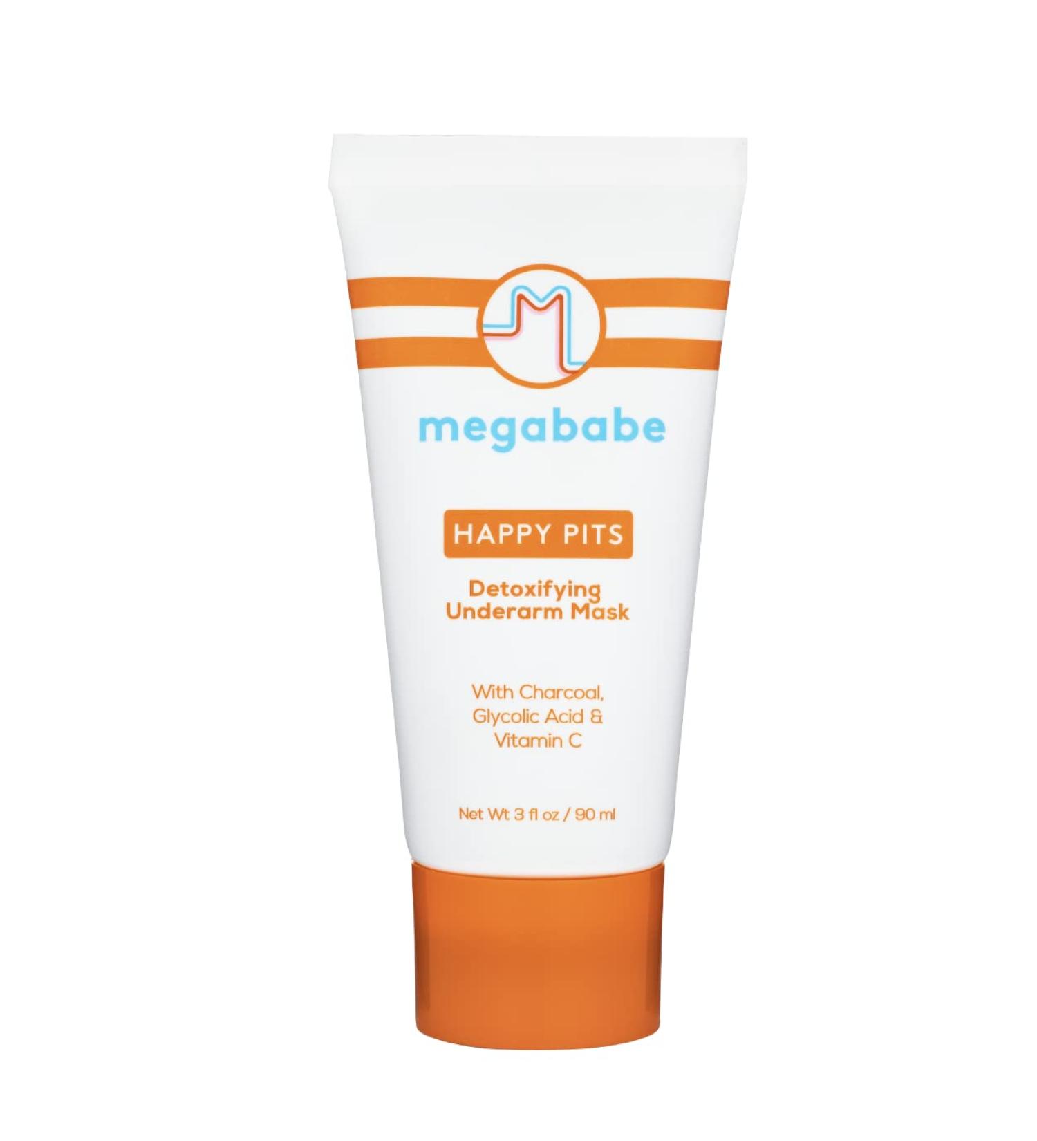 Happy Pits Underarm Mask | Megababe with Charcoal & Vitamin C | 3 fl oz - Buy Online on GoSupps.com
