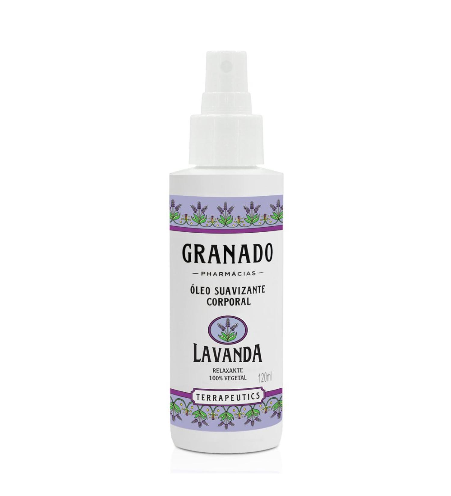 Linha Terrapeutics Granado - Oleo Suavizante Corporal Lavanda 120 Ml - (Granado Terrapeutics Collection - Lavender Body Oil 4.1 Fl Oz)