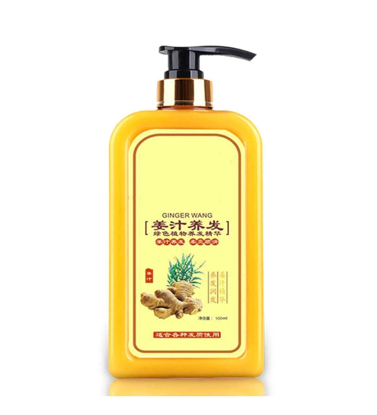 Ginaday Instant Ginger Hair Regrowth Shampoo 17.6oz - Hair Growth & Anti-Hair Loss Care - 500ml - Buy Online on GoSupps.com