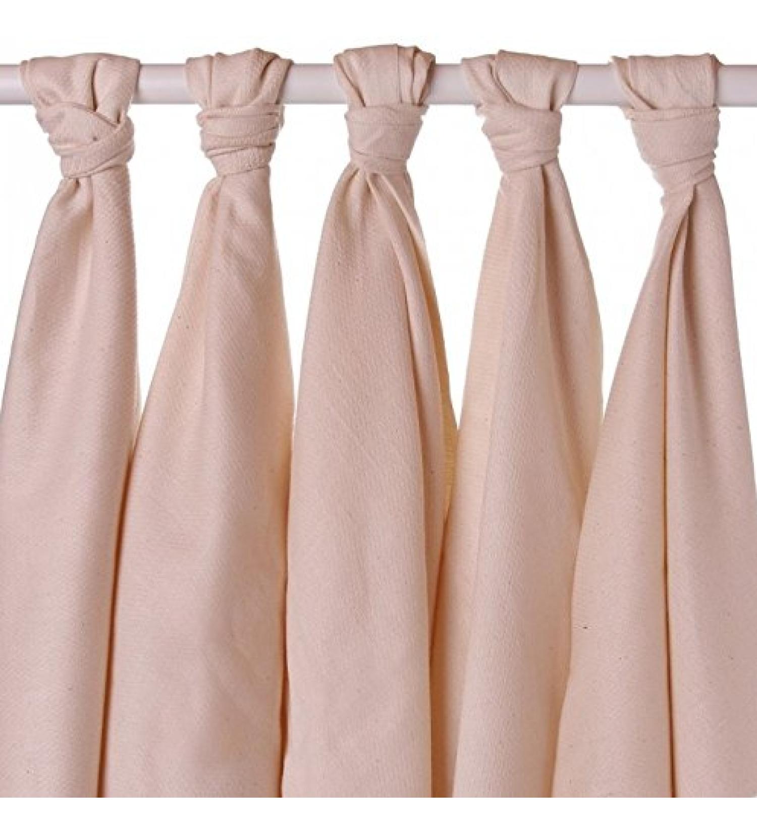 Organic Cotton xkko Bird Eye Diapers 70x70 cm - Set of 5 | Eco-Friendly Baby Products | International Shipping - Buy Online on GoSupps.com