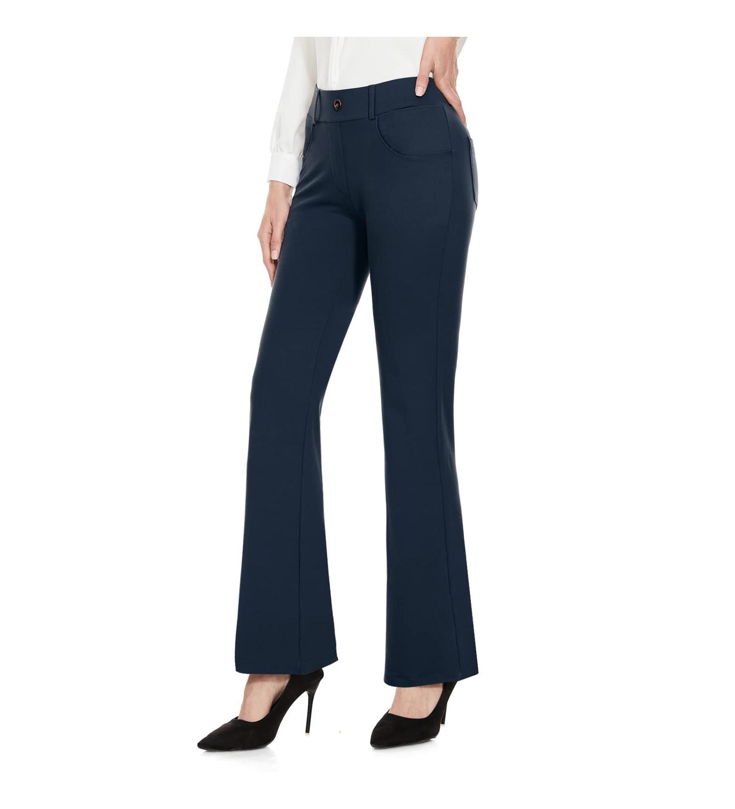 High waisted yoga dress pants 2025