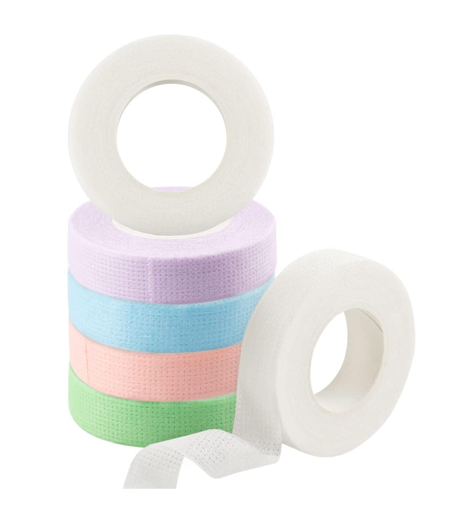 Lunamoon Eyelash Tape - 6 Rolls Micropore Lash Tape for Eyelash Extensions & Isolation - Best Quality Eyelash Extension Supplies - Buy Online on GoSupps.com