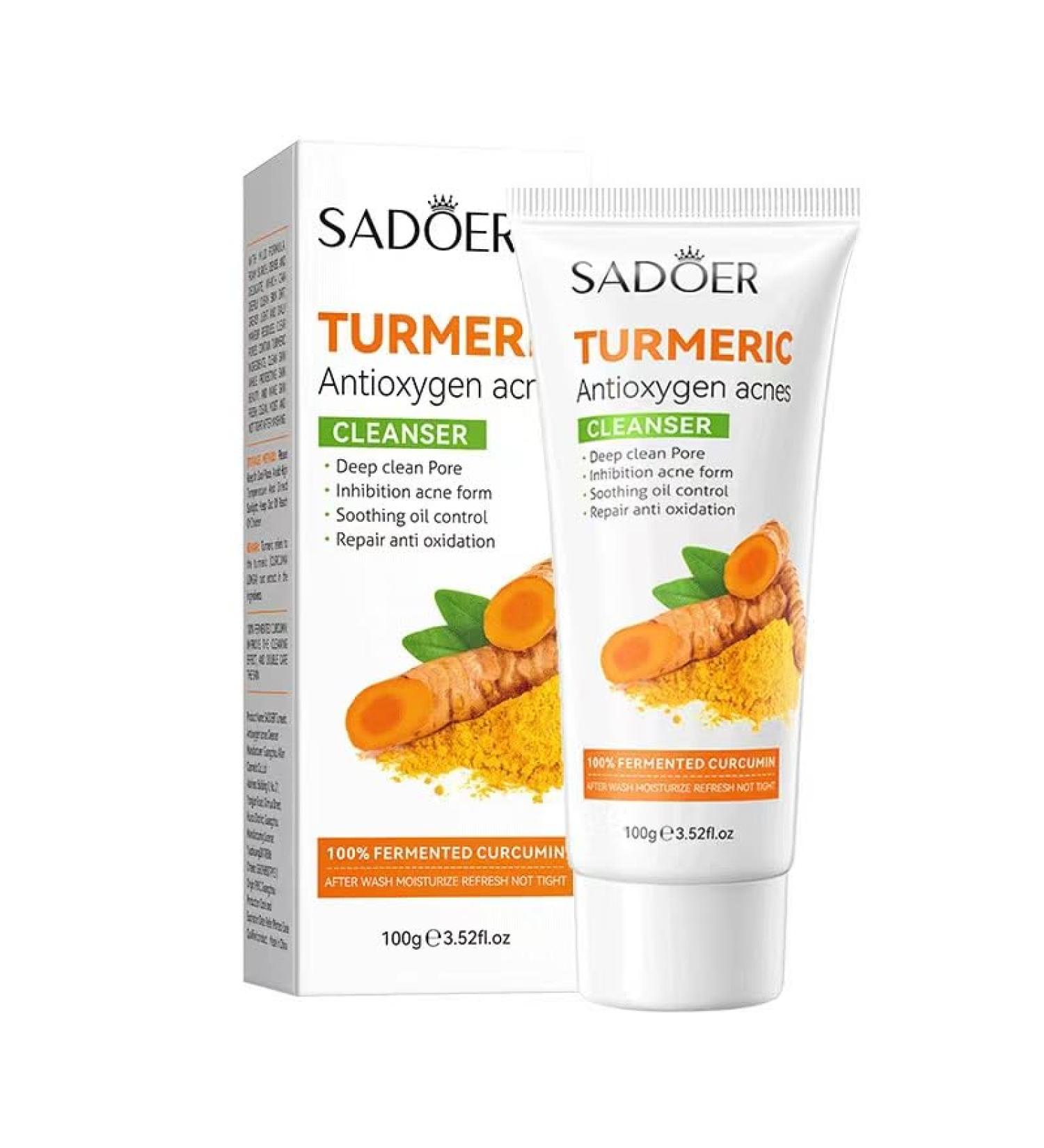 Moisturizing Facial Cleanser Facial Cleanser 100ml Antioxidant acne Facial Cleanser Gently And Deeply Clean Pores and acne skin Suitable For Both Men and Women - Buy Online on GoSupps.com