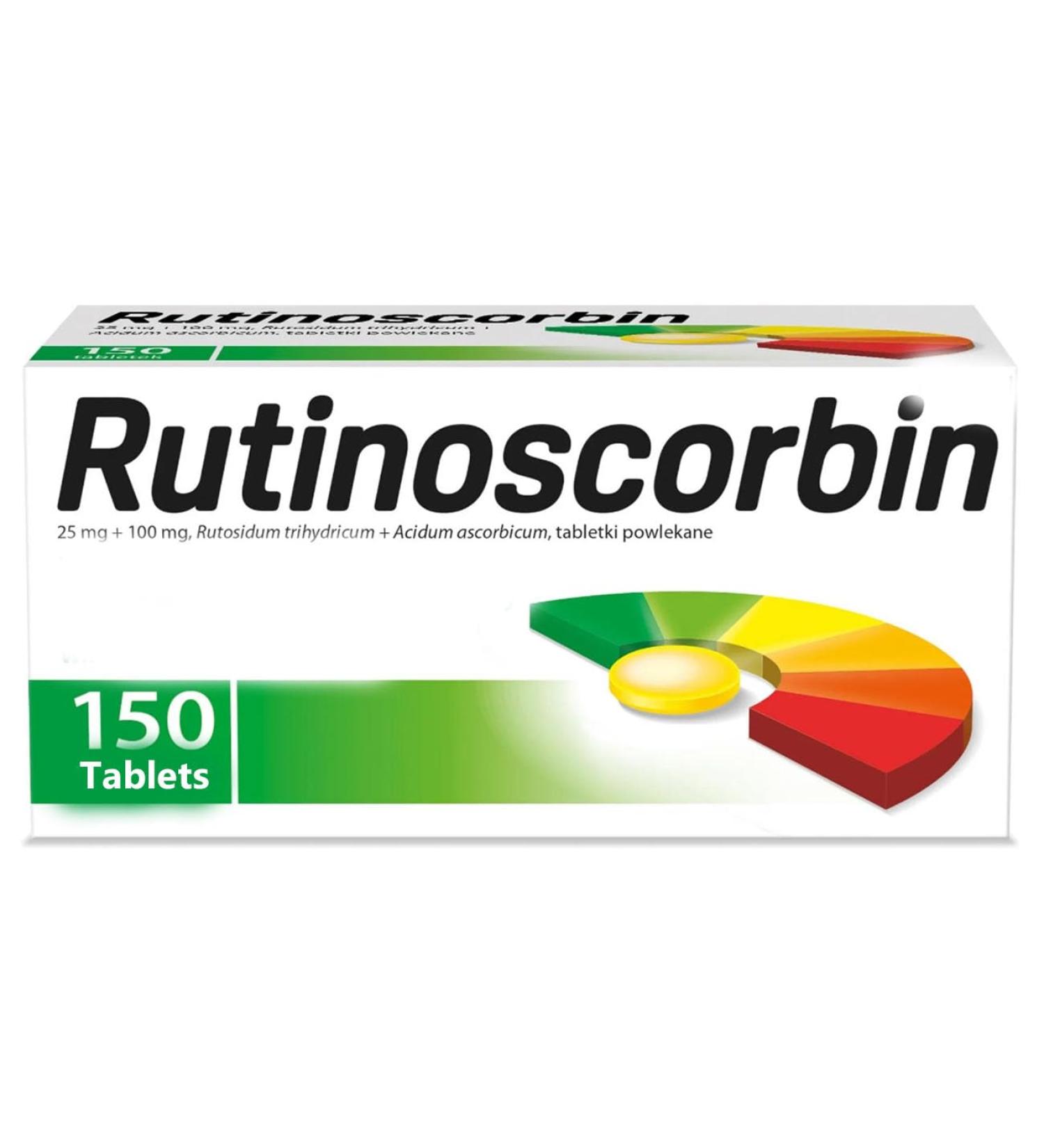 Formula Rutinoscorbin 150TBS European Version Immune and Vascular Support - Buy Online on GoSupps.com