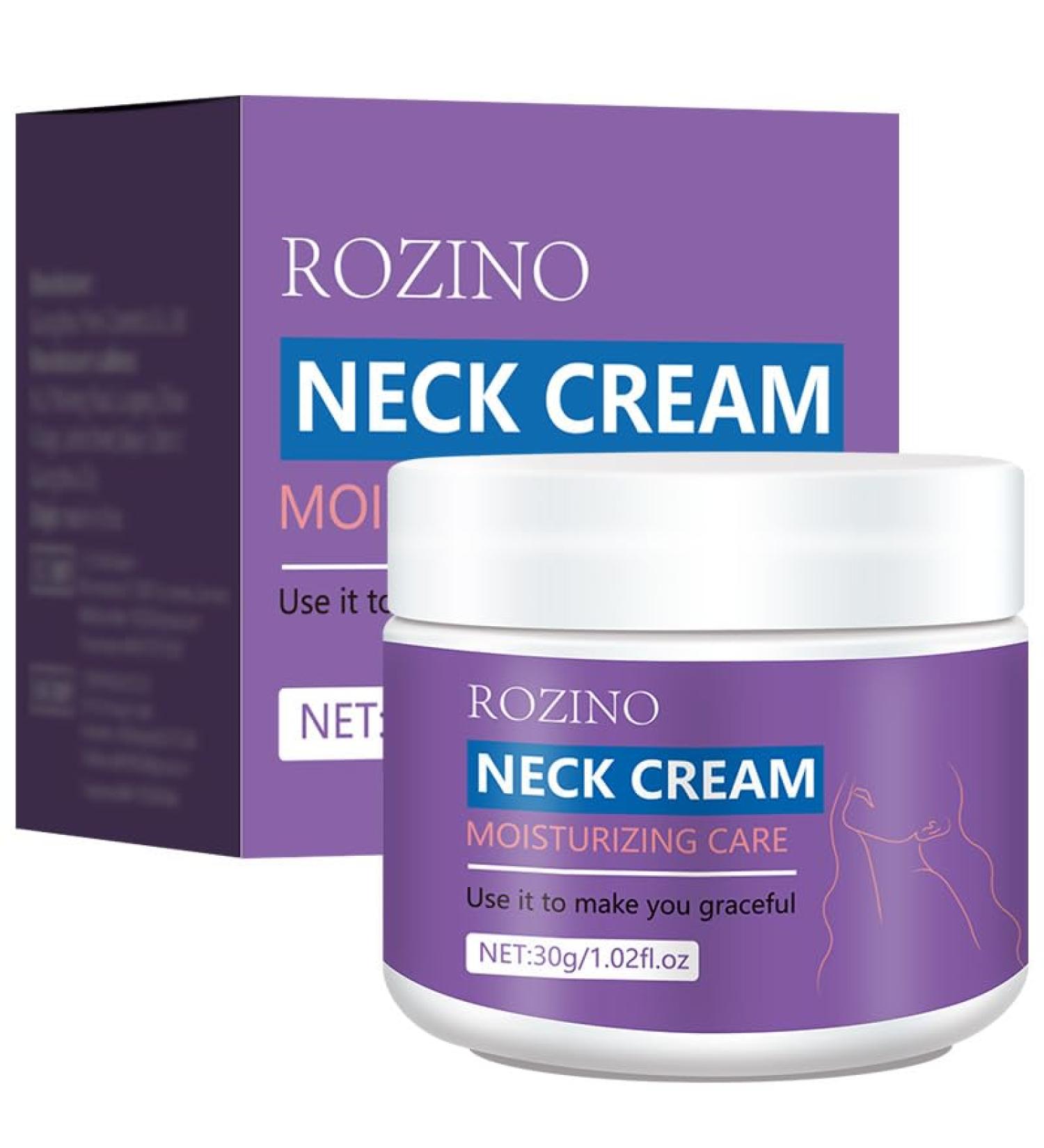 Neck Firming Cream Tighten & Lift Firming Neck Cream Anti-Aging Neck Cream Anti Wrinkle Moisturizing Neck Cream for Women