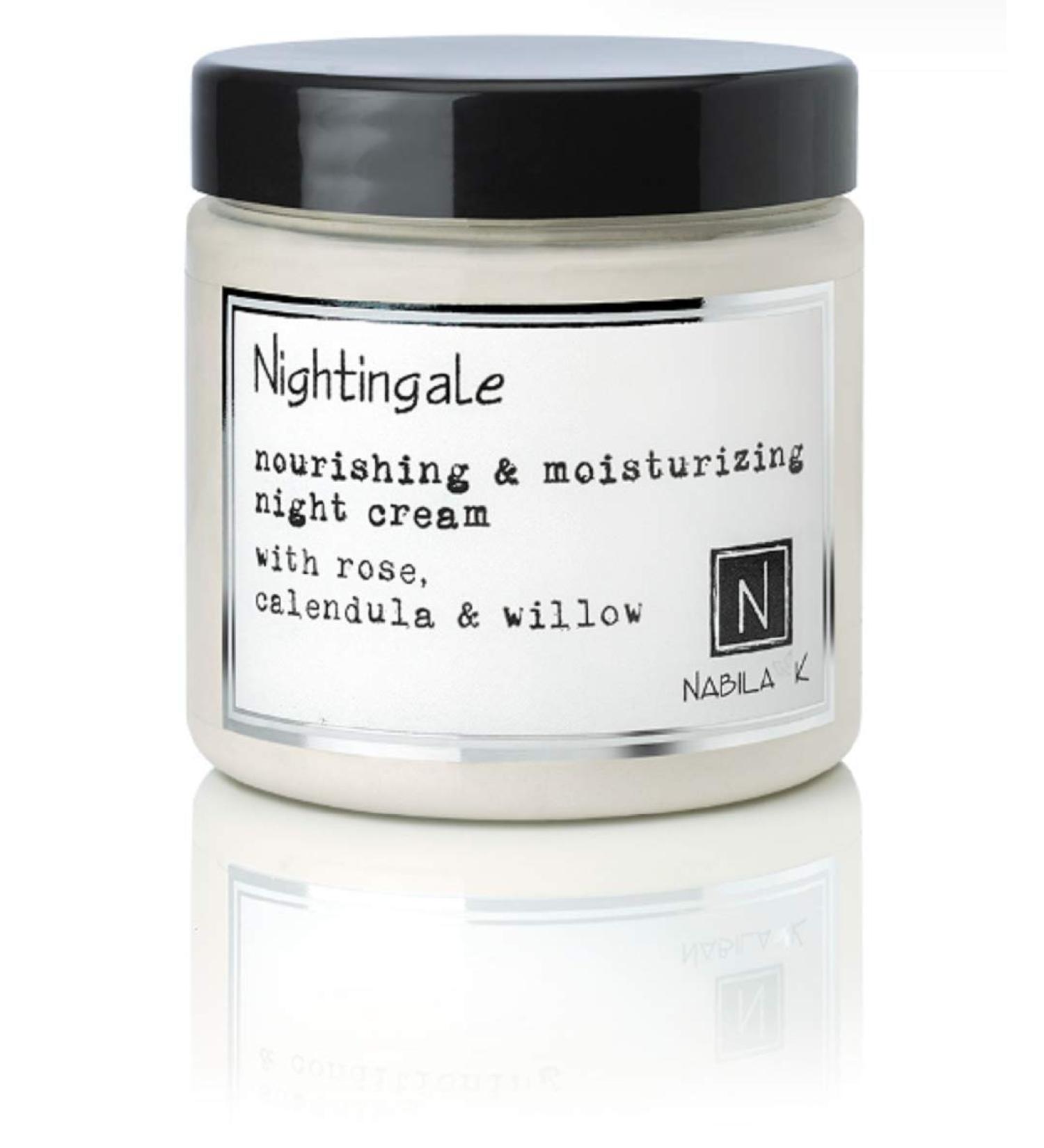 Nabila K Nightingale Nourishing and Moisturizing Night Cream Deep Penetration All Skin Types 5 oz Nightingale Night Cream