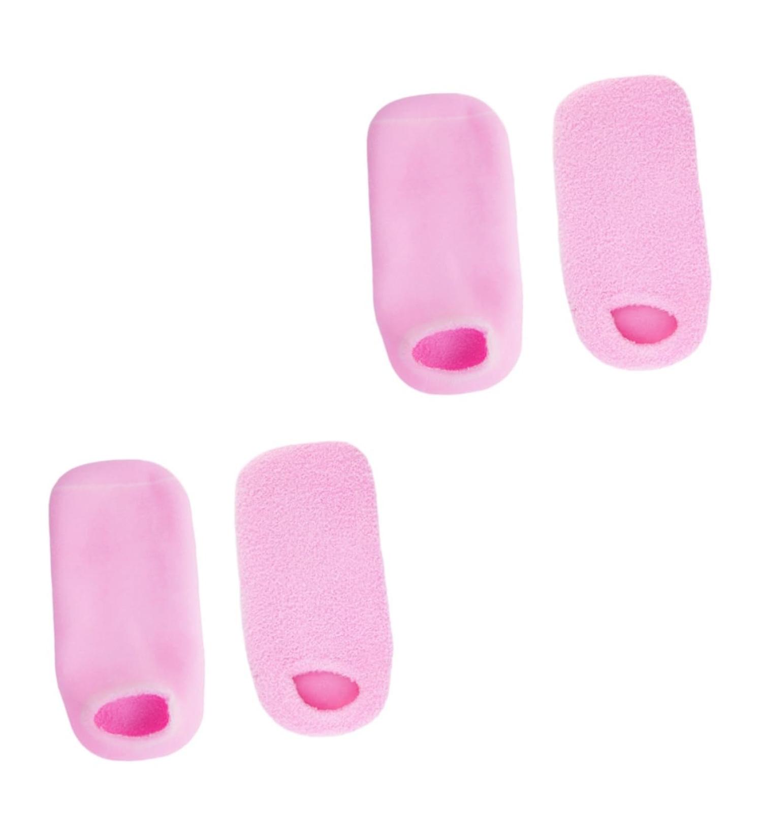 Healeved 2 Pairs Moisture Socks Gel Dry Feet Socks Gel Lining Socks Gel Socks Cotton Spa Socks Cracked Foot Lotion Socks Moisturizing Foot Wear Care Moisturizing Socks Miss Pink - Buy Online on GoSupps.com