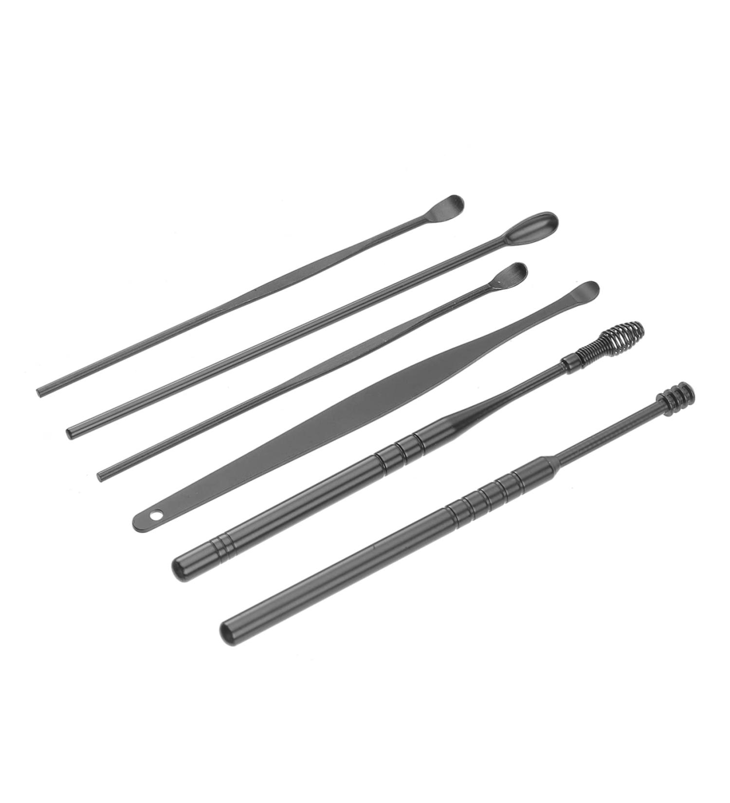 PLAFOPE 2 Sets Ear Cleaning Kit - Stainless Steel Spiral Spring Ear Cleaner and Earwax Removal Tool - Buy Online on GoSupps.com