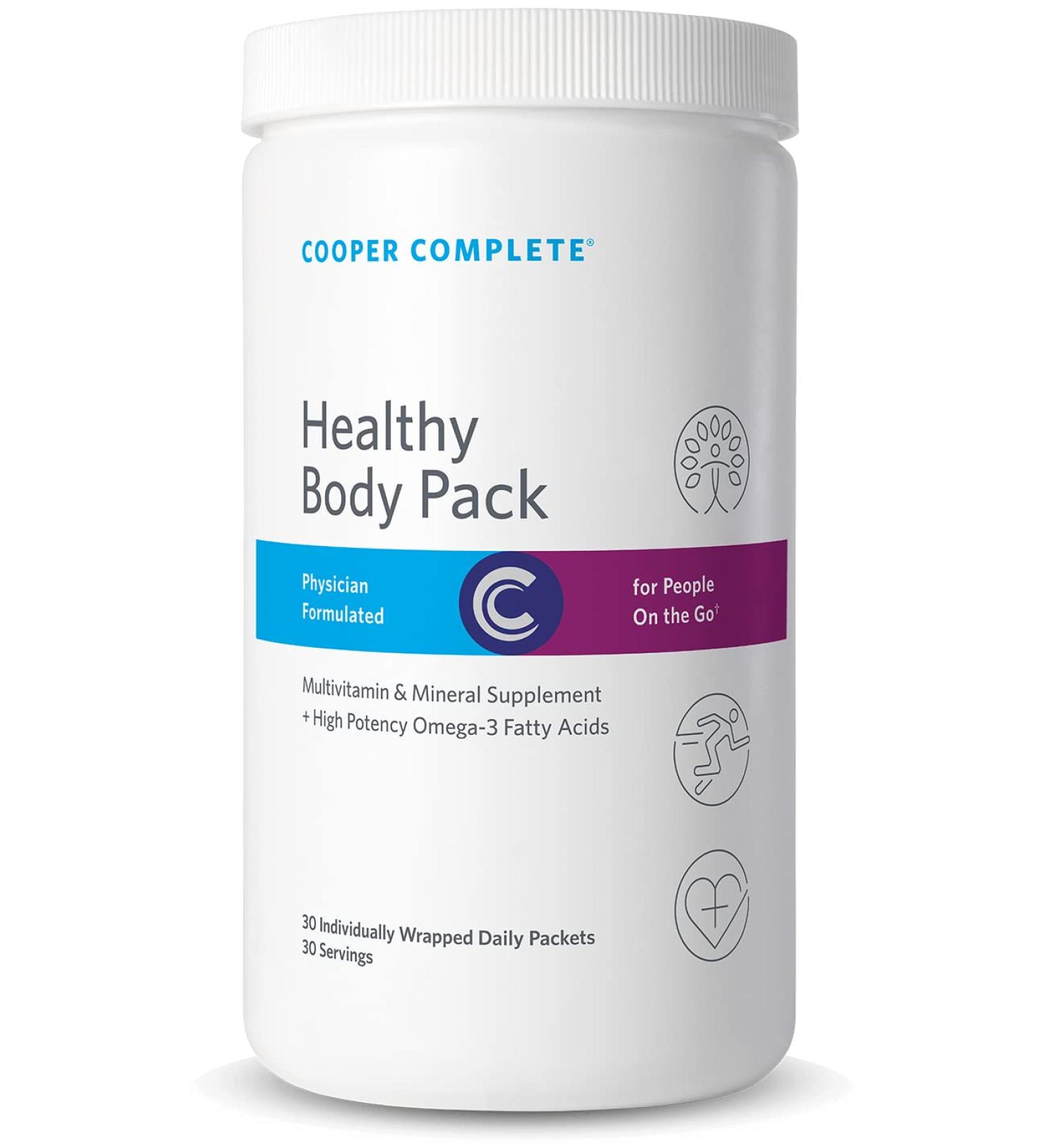 Cooper Complete - Healthy Body Pack - Daily Vitamin Pack with Multivitamin & Omega-3 Fish Oil - 30 Day Supply Pack of 1 1 EA - Buy Online on GoSupps.com