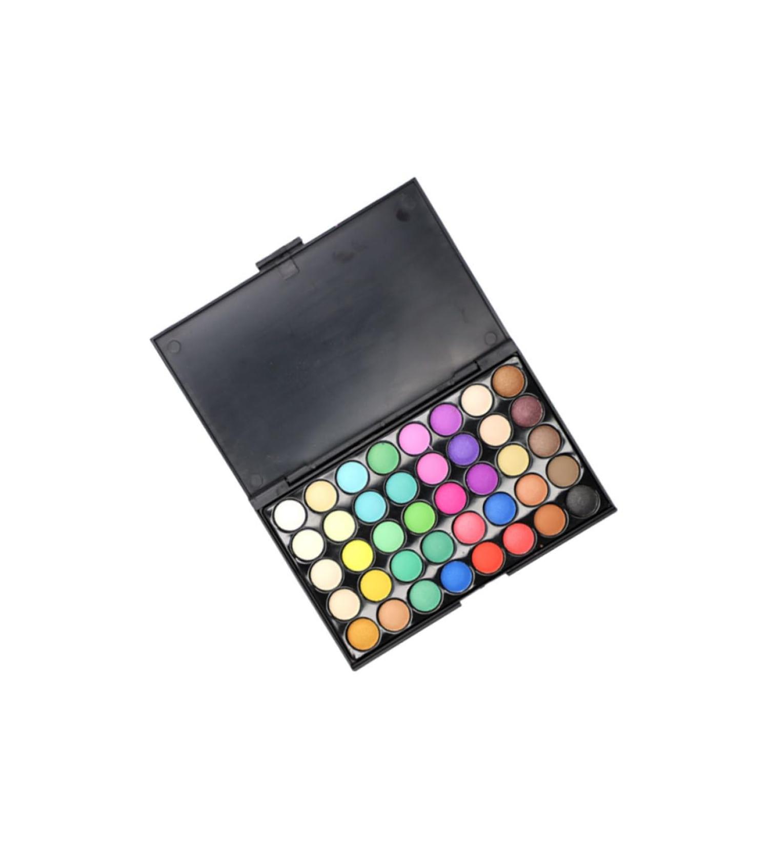 FOMIYES 40 Shadow Lustre Ladies Colors Eye Combination Multicolor Pearly Cosmetic Pallet Girls for 1 count (Pack of 1) As Shown - Buy Online on GoSupps.com