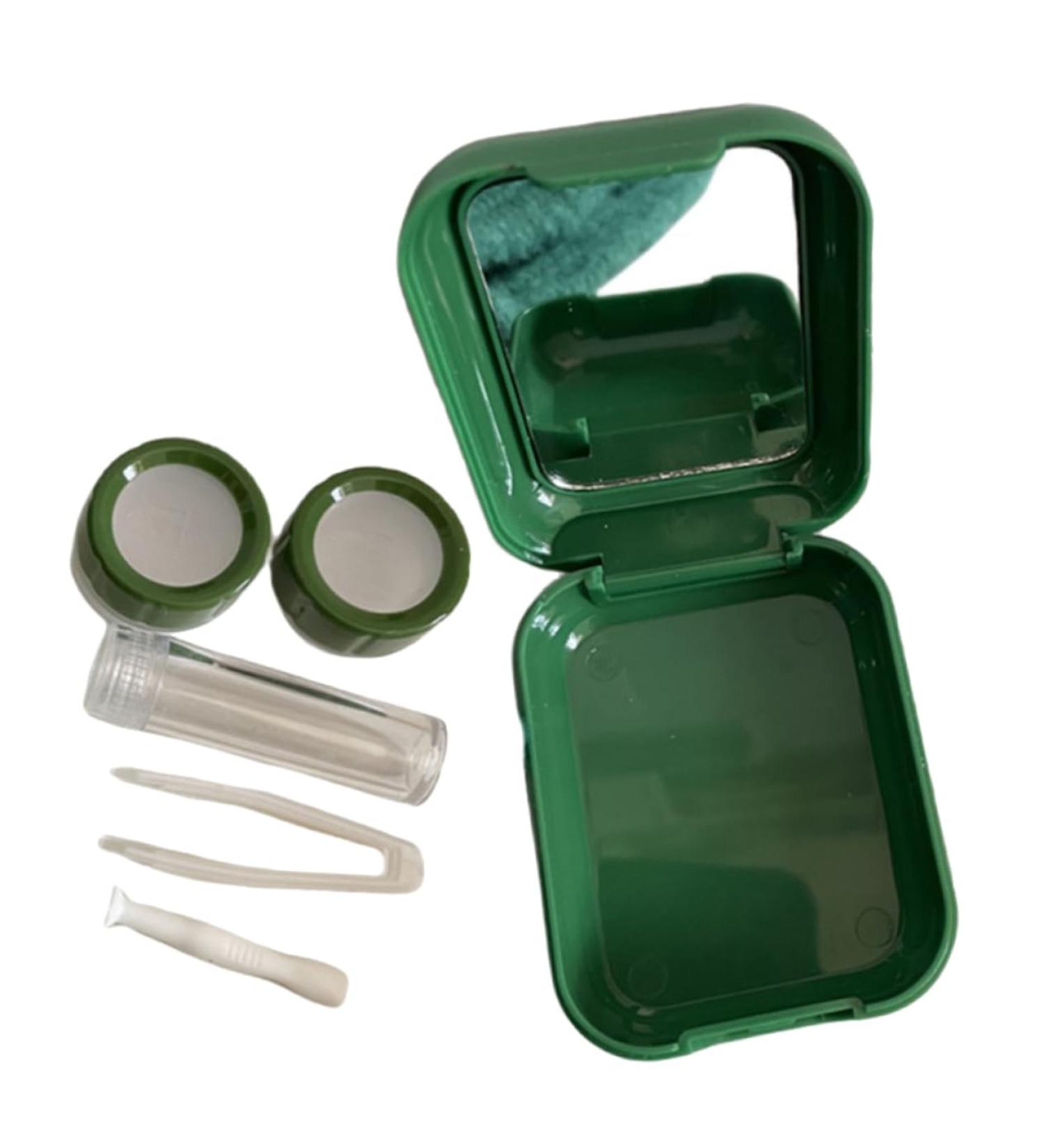 JECOMPRIS Contact Lens Case Set - Travel-Friendly Lens Holder with Mirror Organizer & Protective Container for Eye Care - Buy Online on GoSupps.com