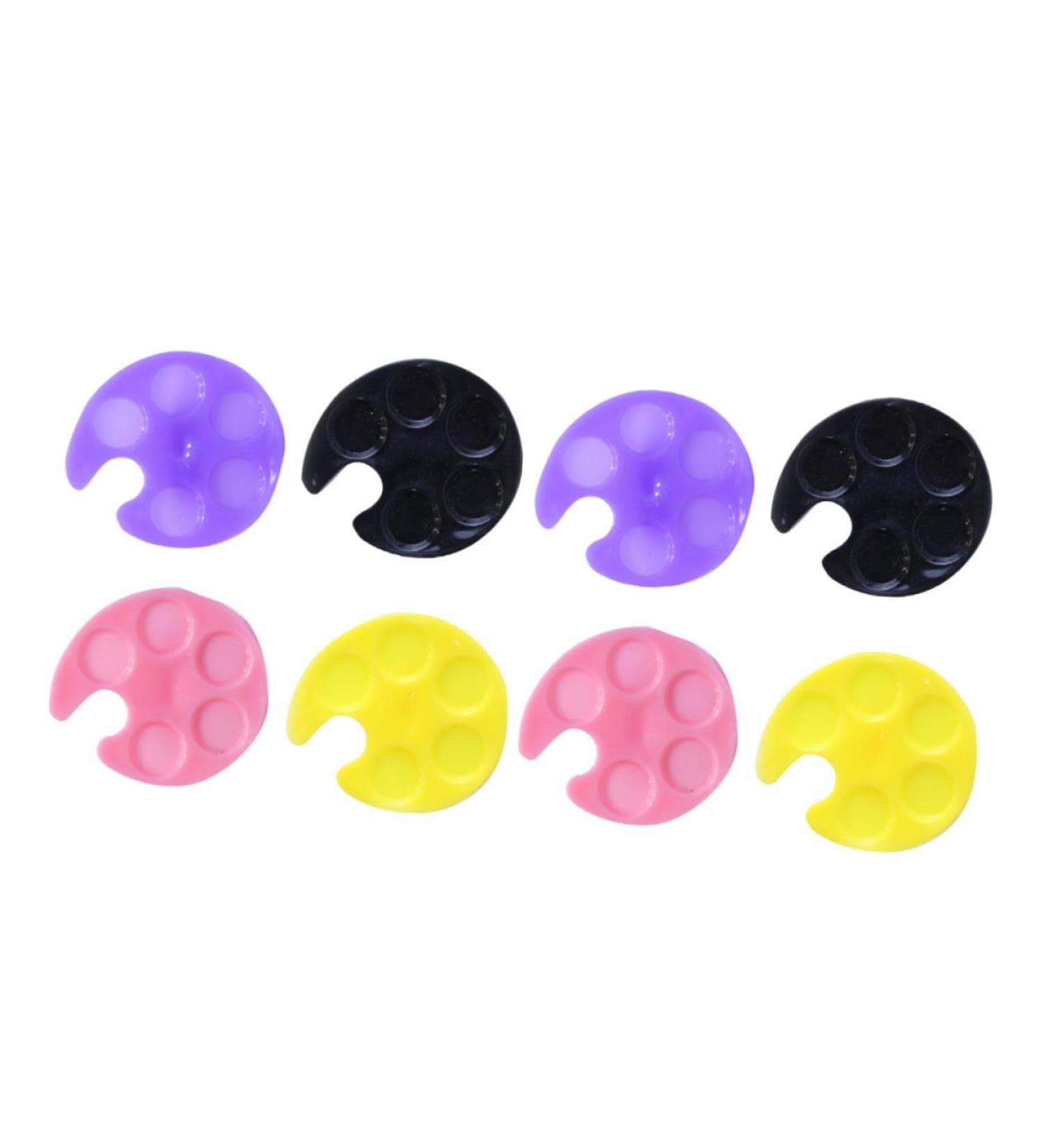 Set de Mini Plateau Anneaux pour Nail Art Manucure Portable Anneau M langeur Vernis Ongles Accessoire Bague Professionnelle pour Art Ongles DIY - Buy Online on GoSupps.com
