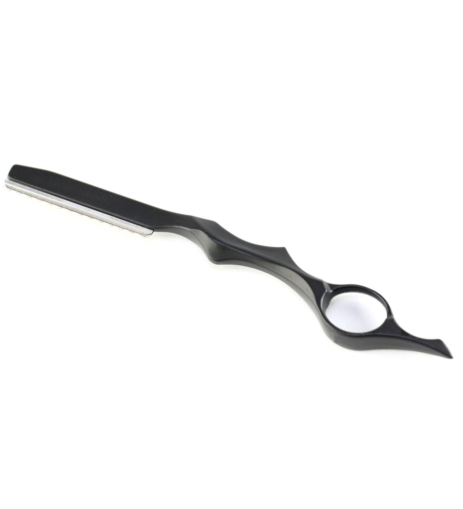 Professional BLACK Feather Cut Hairdressing Razor