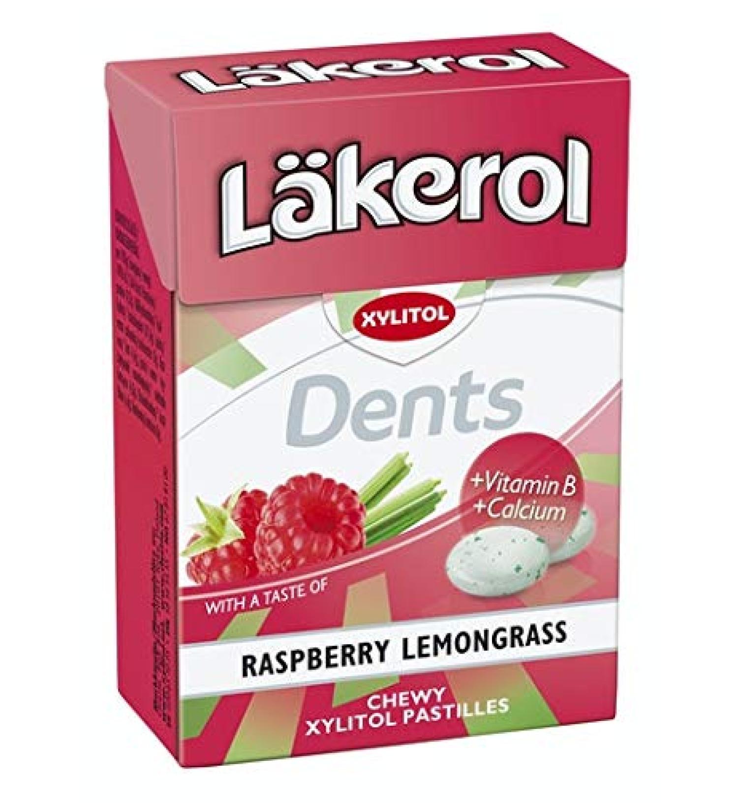 Cloetta Cloetta Lakerol Dents Raspberry Lemongrass lozenges 12 boxes of 85g
