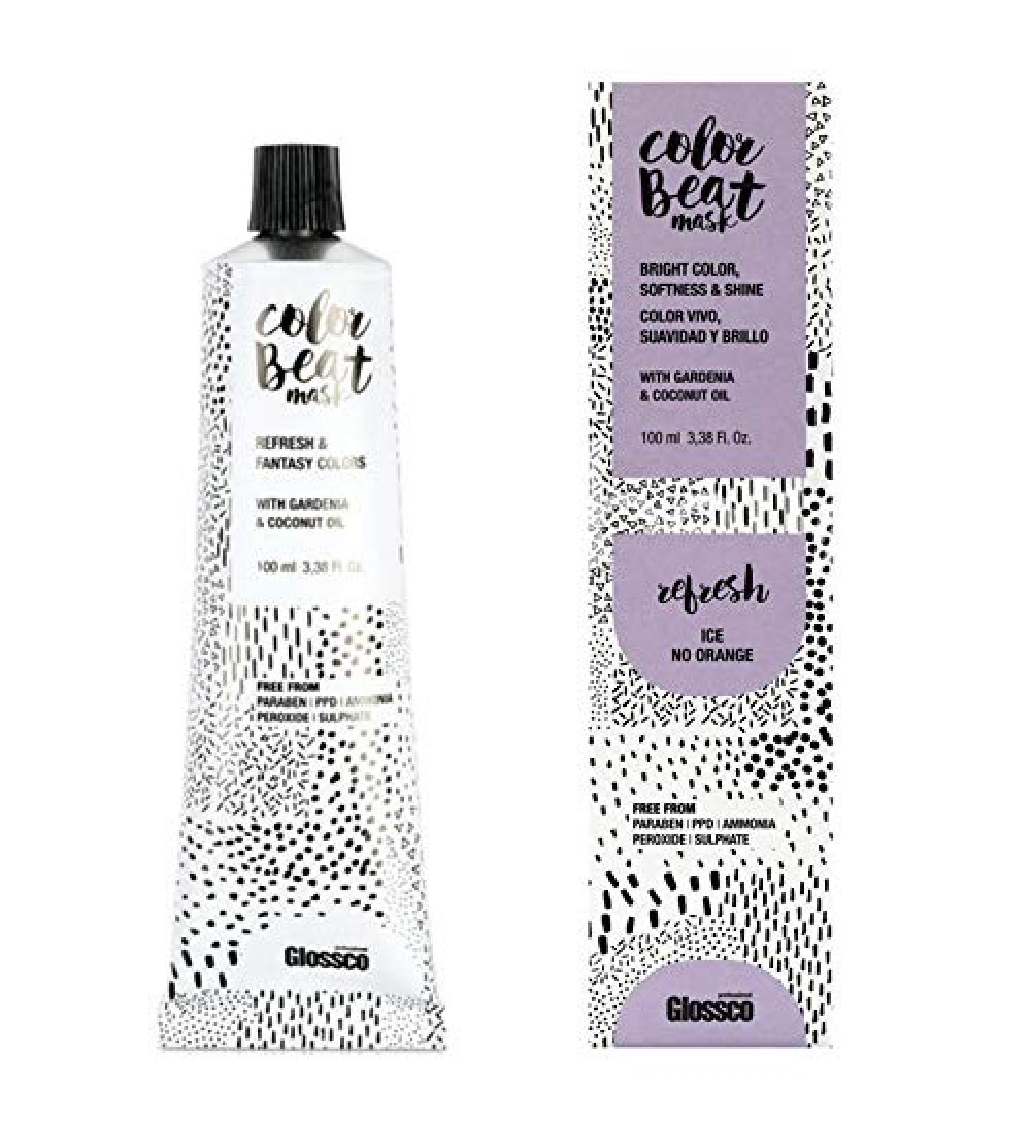  Glossco Glossco Semi-Permanent Hair Colour Mask in Platinum Cream 100 ml - Buy Online on GoSupps.com