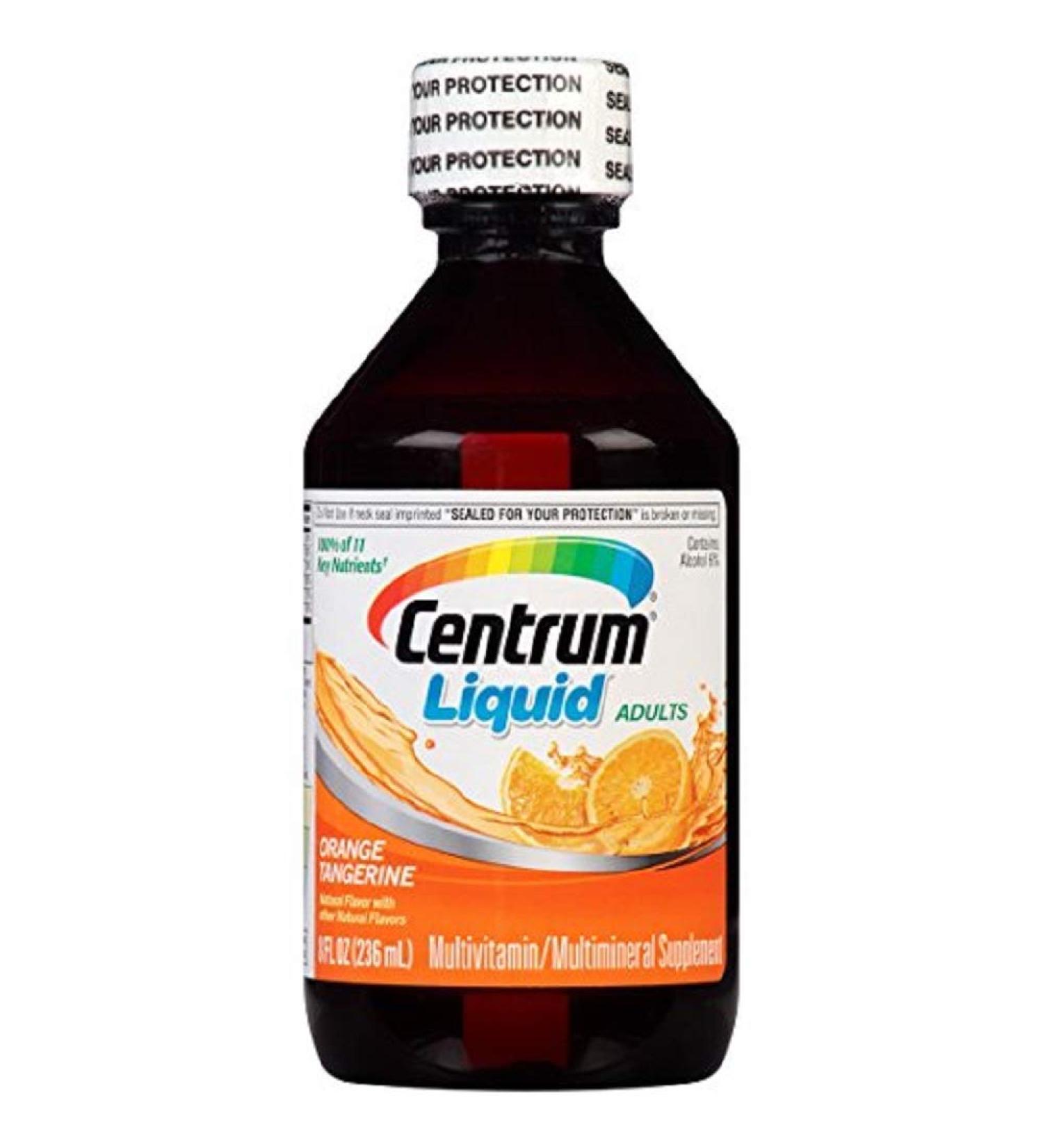 PACK OF 3 EACH CENTRUM LIQUID MULTI-VITAMIN 8OZ PT5434362 Citrus 8 Fl Oz (Pack of 3)