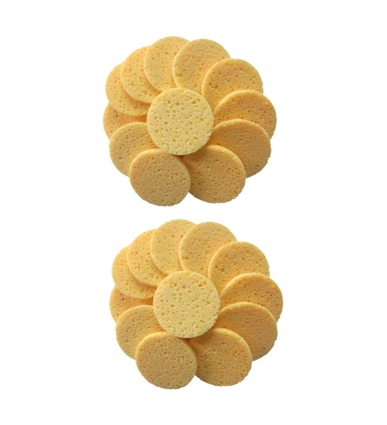40 Pieces Exfoliating Loofah Pad for Makeup Remover Cloth Forming Cotton Sponge Makeup Cotton Round Pads Take a Bath Face Wash Foundation Sponge - Buy Online on GoSupps.com