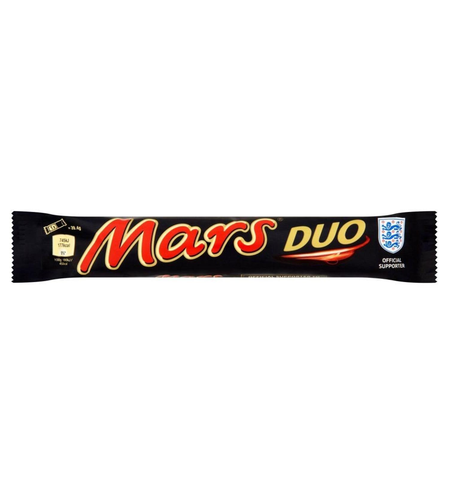 Mars - Duo chocolate bar - pack of 6 bars of 78.8 g