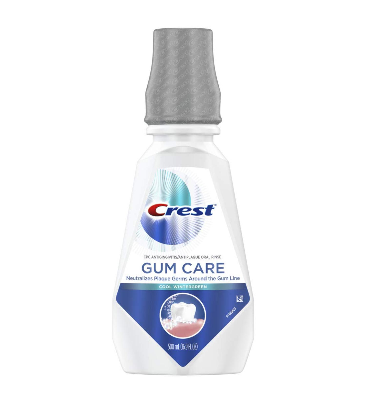 Crest Gum Care Mouthwash Cool Wintergreen 16.9 fl oz