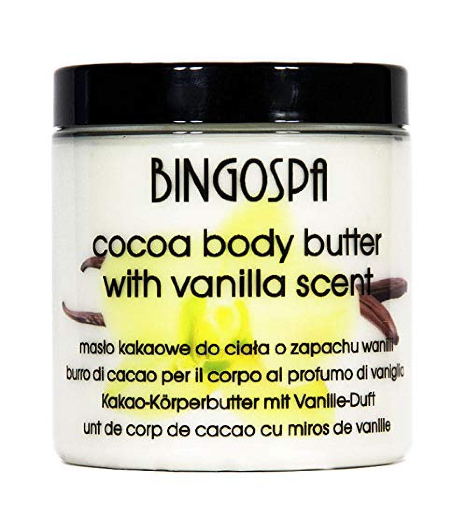 BINGOSPA Kokoa Body Butter Body Butter with Vanilla for Moisturising Care - 250g