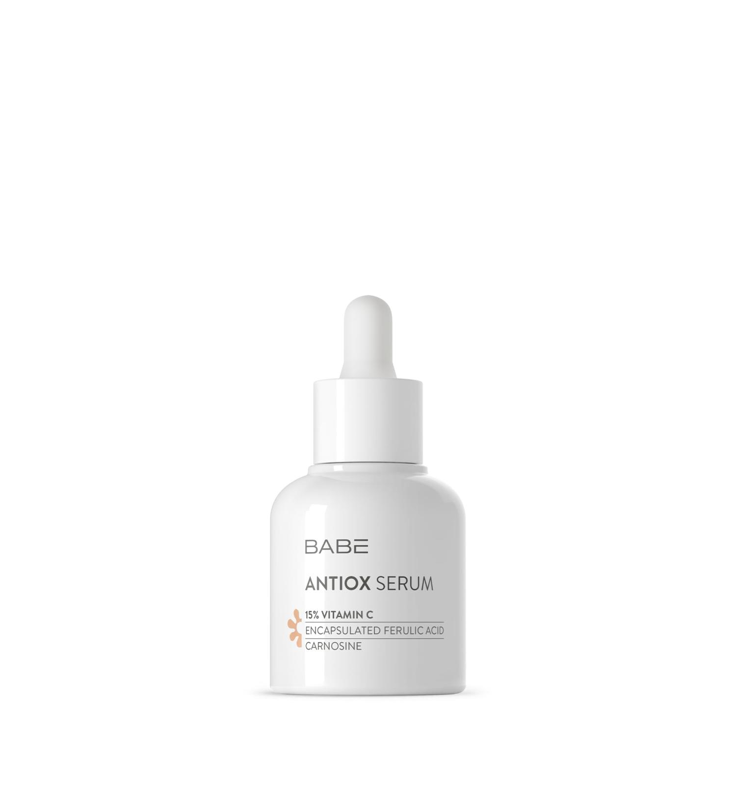 BAB Laboratories Laboratories Bab Antioxserum 30ml Vitamin C facial serum revitalization and antioxidant lightening facial serum with ferulic acid and niacinamide rejuvenates and balancing Antiox serum - Buy Online on GoSupps.com