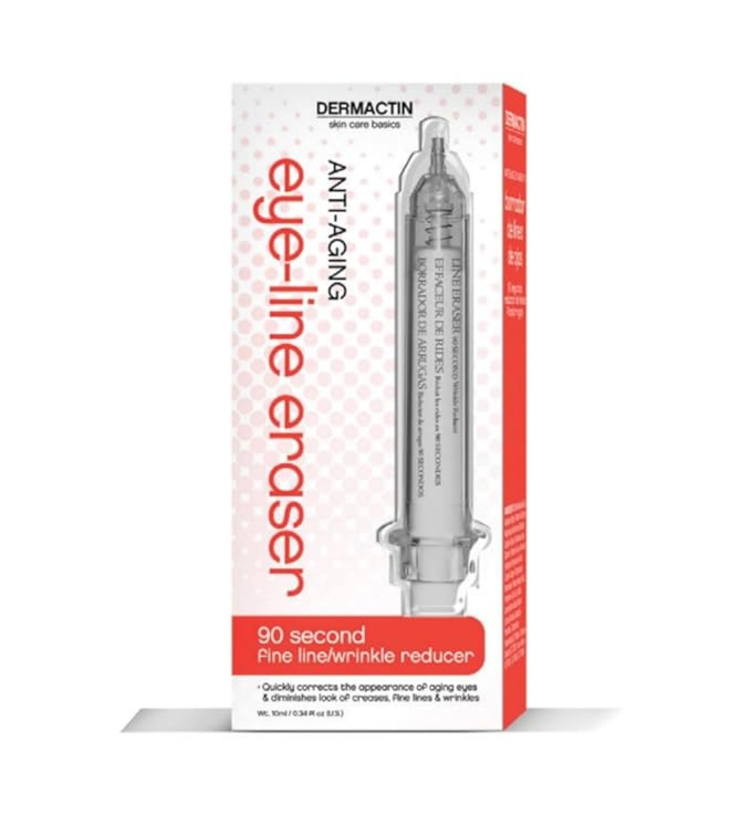 Dermactin Anti-Aging Eye-line Eraser 90 Second Fine Line/Wrinkle Reducer 34 oz - Wrinkle Eraser for Face Wrinkle Line Filler - Buy Online on GoSupps.com