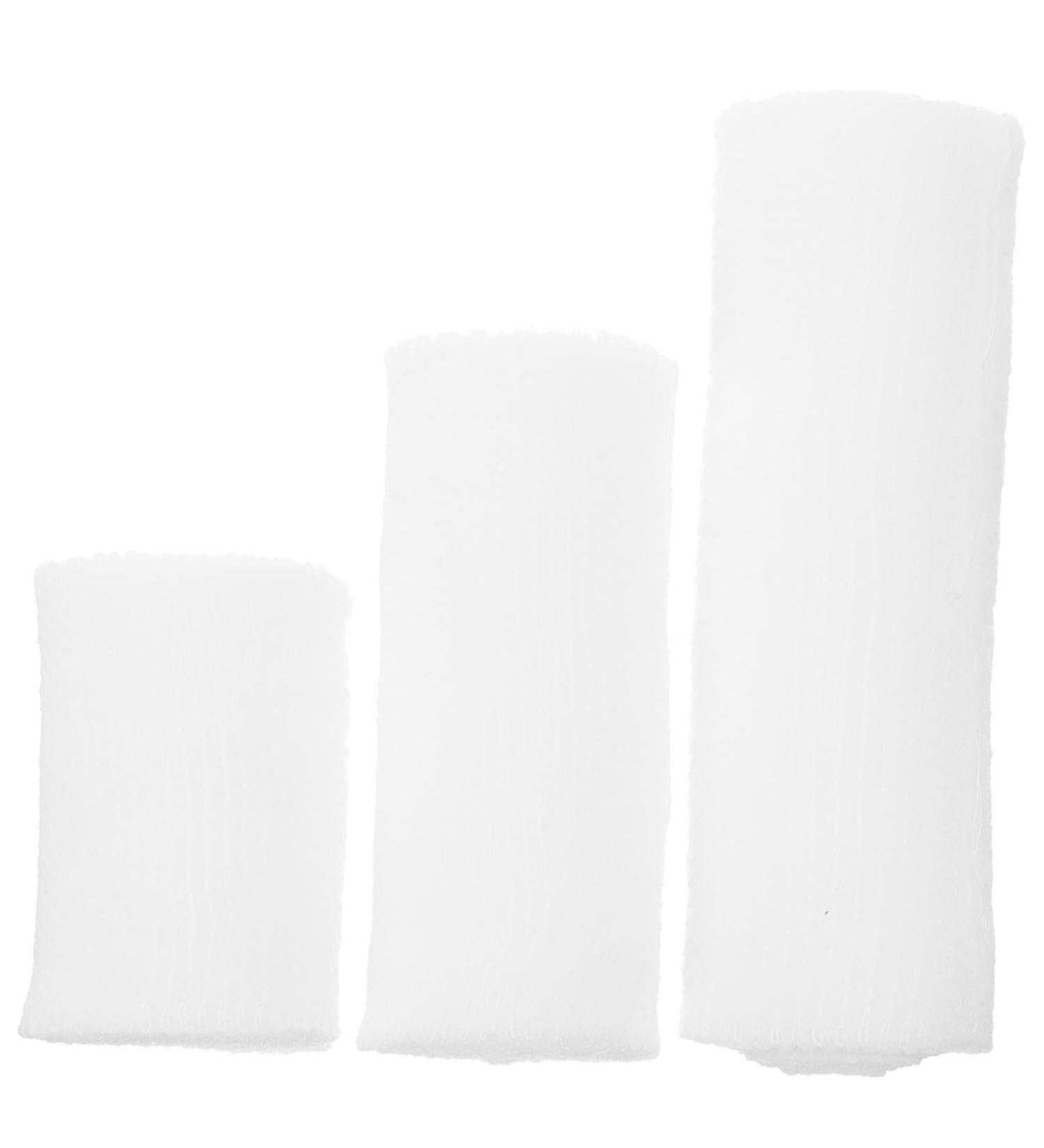 NOLITOY Care Dressing Bandages - 3 Rolls Athletic Tape for Knee & Head Wraps | Sports Tape & Bandaging Supplies for Legs & Calves - Durable Polyester White - Buy Online on GoSupps.com