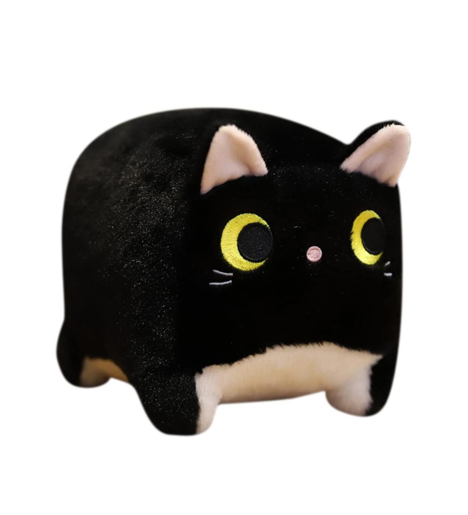 Sweet Square Cat Toys | Cuddly Plush Dolls & Cushions | Kawaii Kitten Soft Cotton Pillow Decorations - Buy Online on GoSupps.com