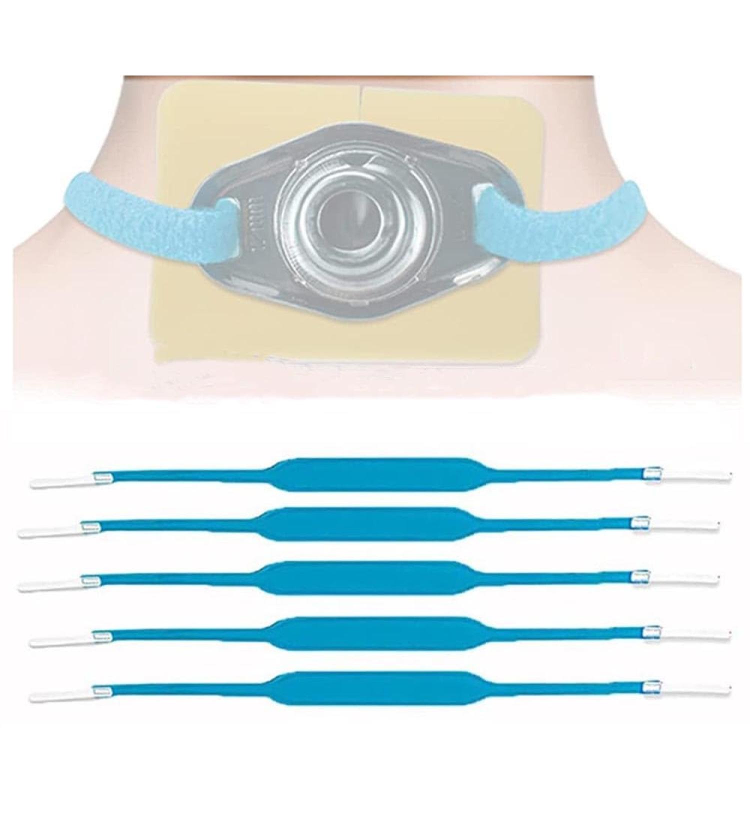 Tracheostomy Collar Sponge & Neck Recovery Bands - 5 Piece Tube Holder Strap for Protection - Buy Online on GoSupps.com
