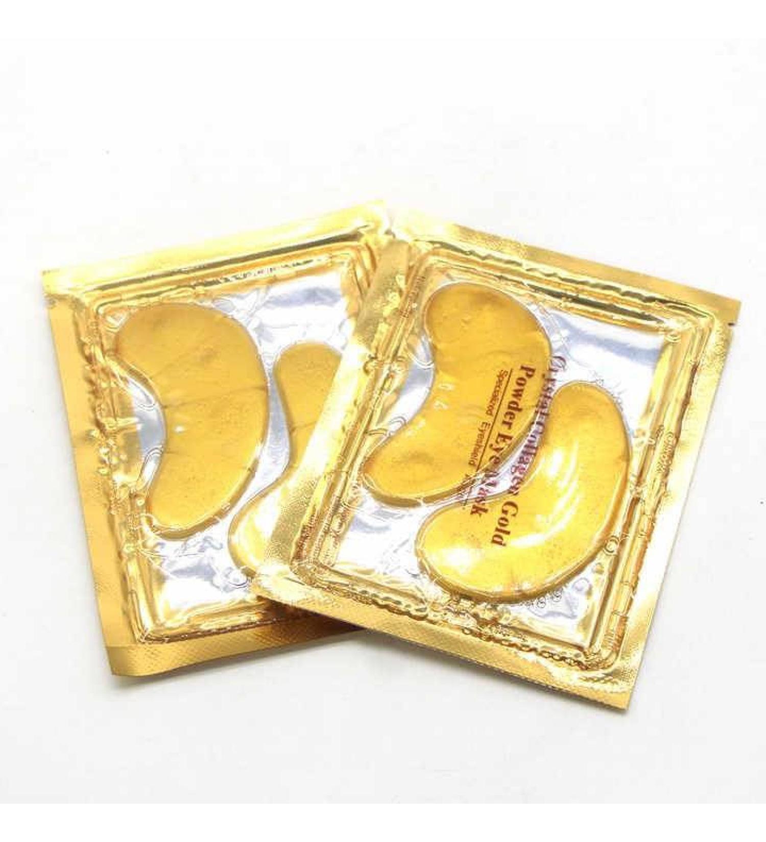 24K Gold Eye Patches - Anti-Aging Collagen Treatment for Dark Circles & Puffiness (12 Pairs) | Beauty & Personal Care - Buy Online on GoSupps.com