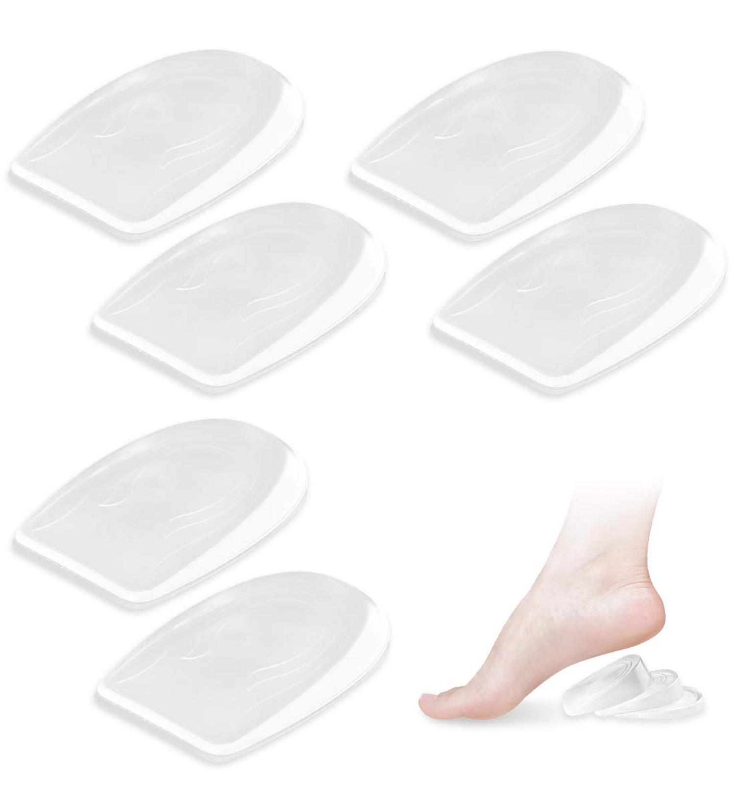 Kalevel 3 Pairs Height Increase Insole - 1cm Elevator Shoe Heel Lift Inserts for Men and Women - Shock Absorption Insoles for Boots and Sneakers - Buy Online on GoSupps.com