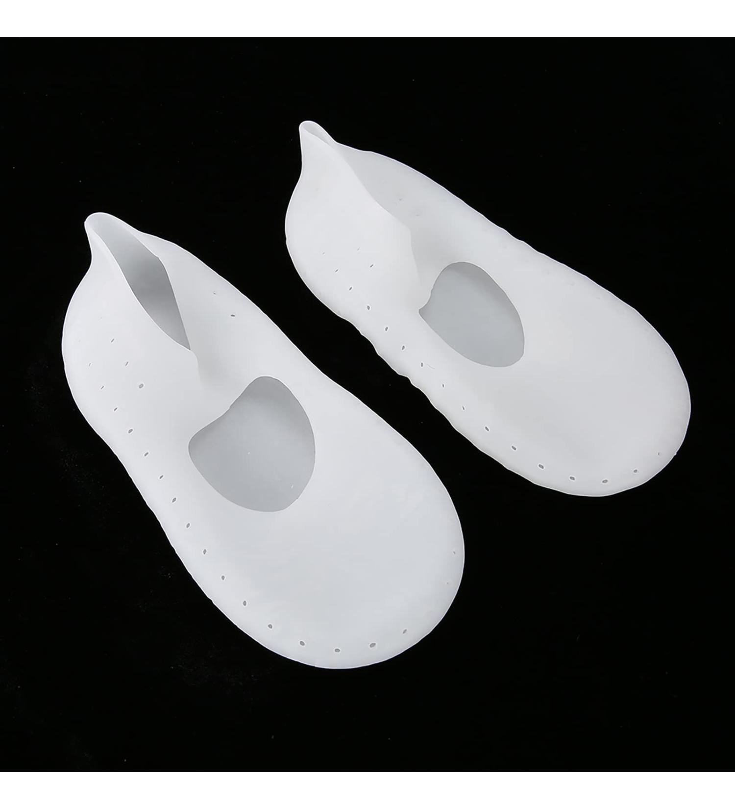 TYCIONG 1 Pair Silicone Socks Foot Protector Anti Tear Protection Foot Care Tool Prevention Socks (M) White M - Buy Online on GoSupps.com
