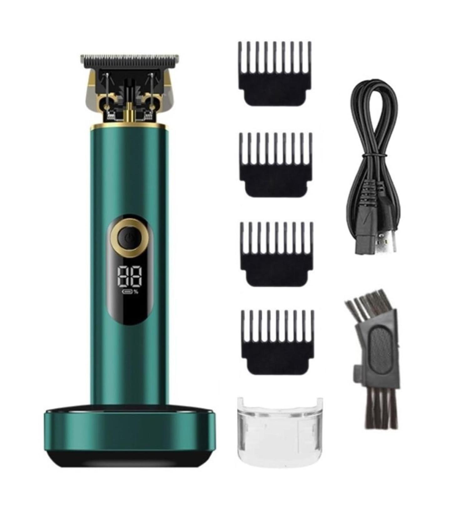 Hair Clippers for Men Professional Electric Hair Clipper Men's Trimmer 0mm Gap Electric Hair Clipper UBS With Charging Base With Box - Buy Online on GoSupps.com