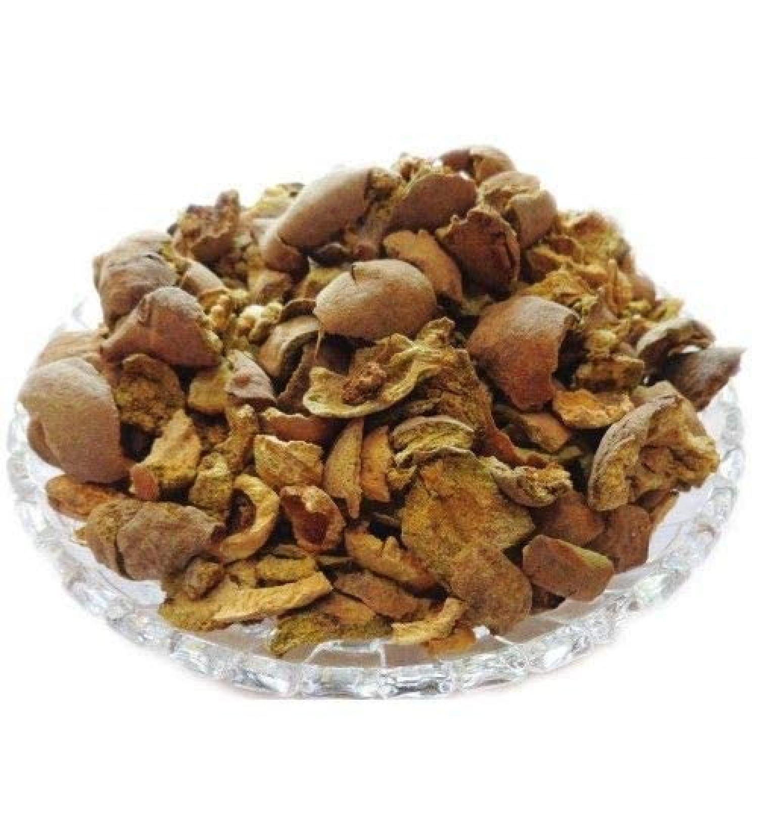 CROW Harad Yellow Chilka - Haritaki - Harad Badi Chilka - Yellow Terminalia Chebula - Harad Big Without Seeds (250 GMS)