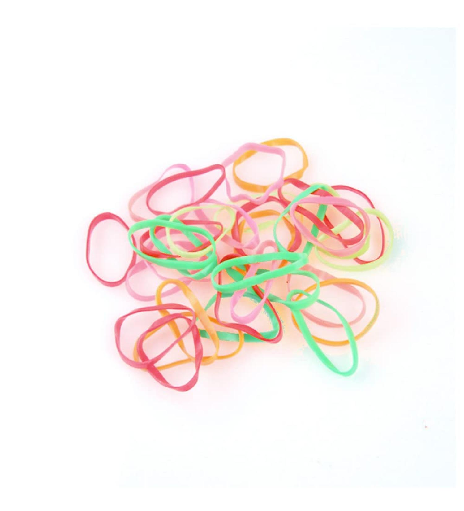 Pack of 30 Mini Elastic Hair Ties for Fine Hair Multi-Colored Small Hair Ties for Girls & Babies - Buy Online on GoSupps.com