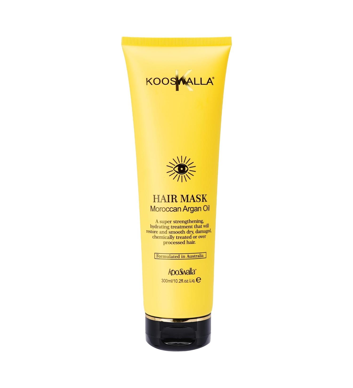 Hydrating Argan Oil Hair Mask | Deep Conditioning Treatment for Dry Damaged Hair - 300ml - Buy Online on GoSupps.com