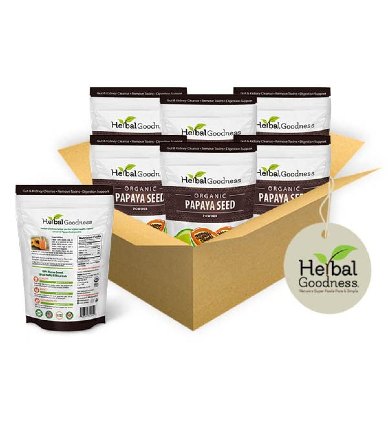 Papaya Seed Powder Natural Cleanse - Colon Kidney Liver Intestine & Gut Health Prebiotic Antioxidant - Fiber & Papain Nutrient Absorption - Herbal Goodness (1 Packet) - Buy Online on GoSupps.com