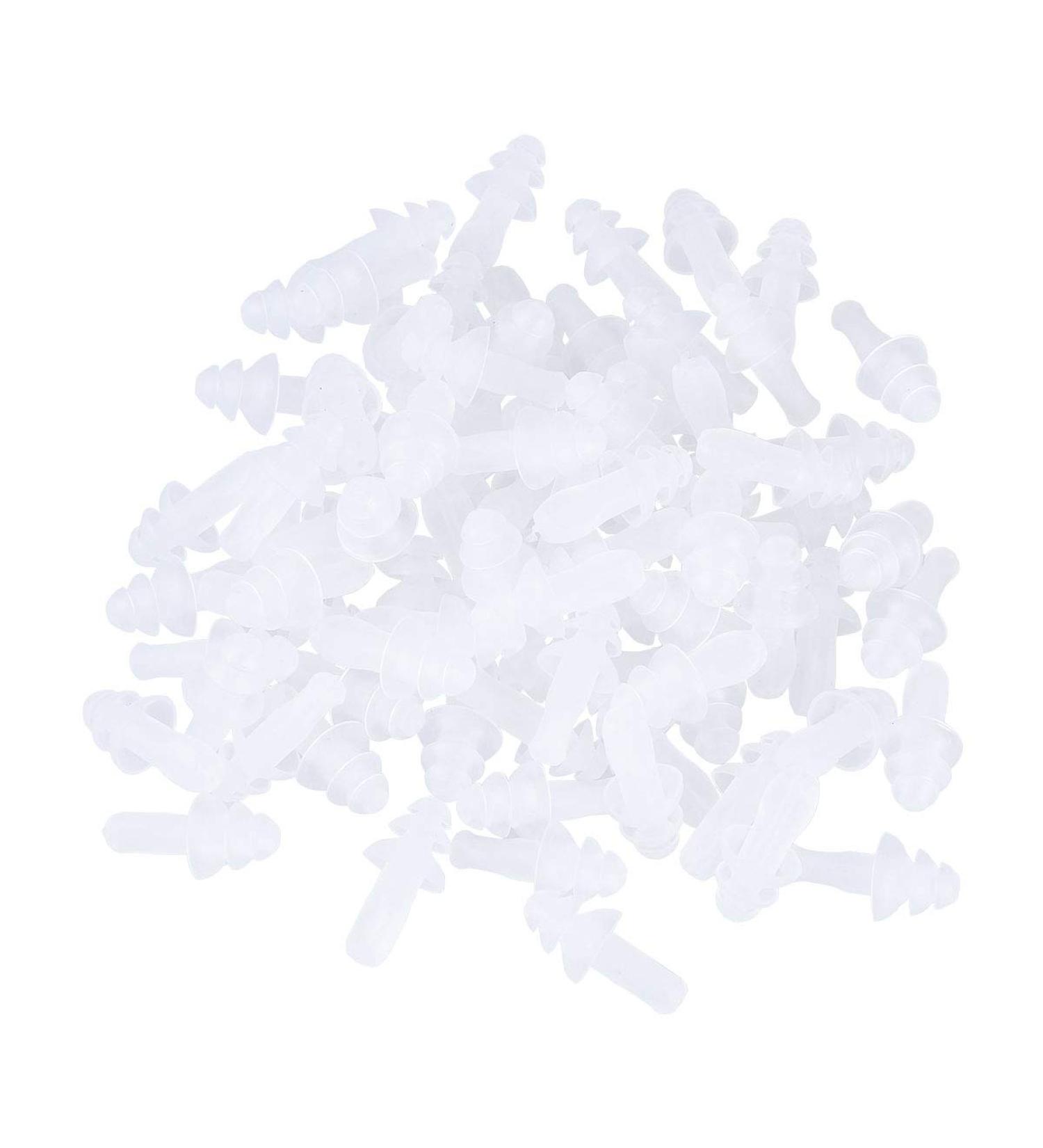 SUPVOX 40pcs Silicone Earplugs Soft Ear Protection Ear Plugs Water-Proof Ear Plugs Noise Reducing Ear Plugs (Transparent) - Buy Online on GoSupps.com