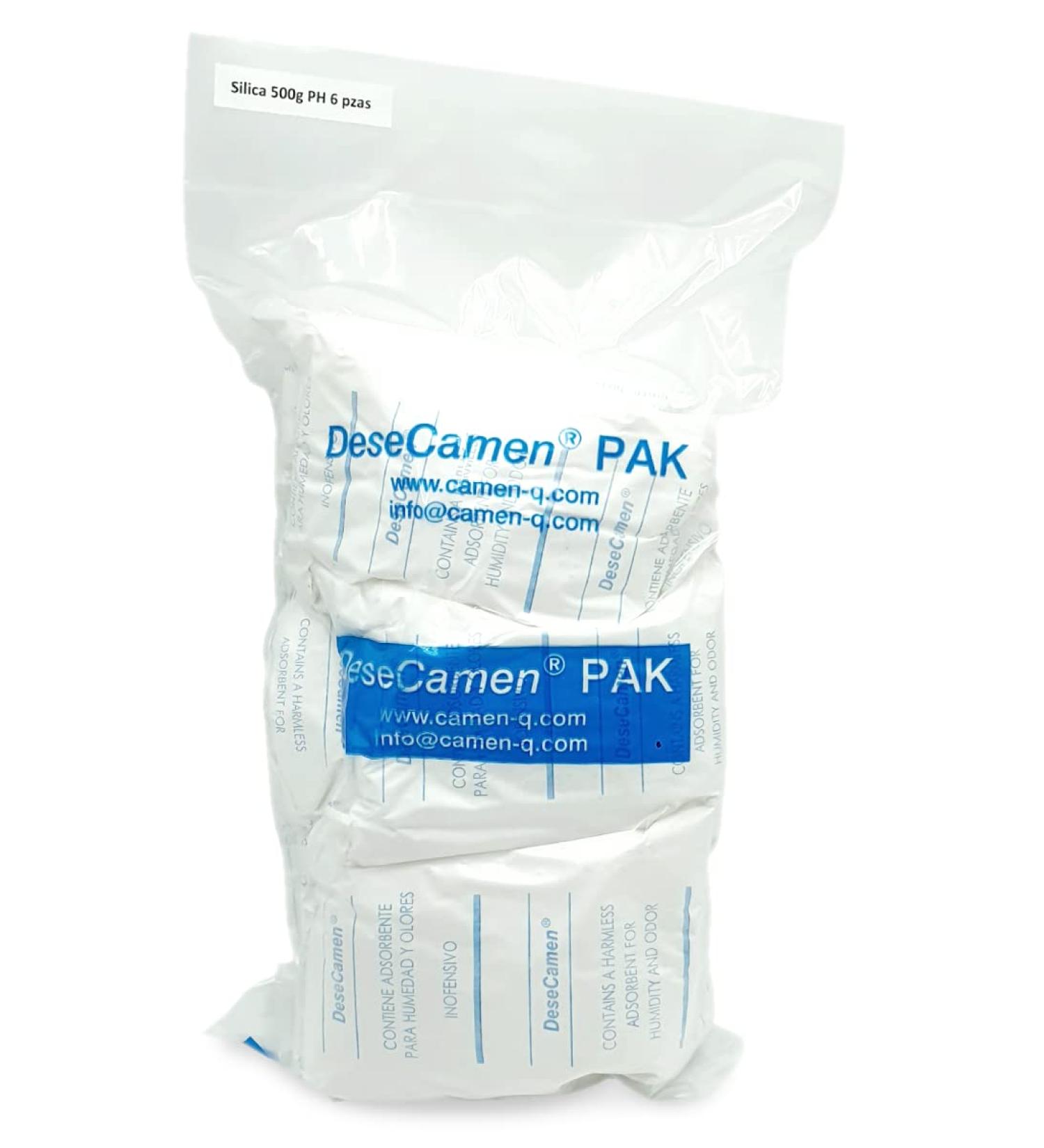 Desecamen - silicail package - dry - dehumidifier - moisture absorber - non -toxic - food quality (6 500g) 6 500g