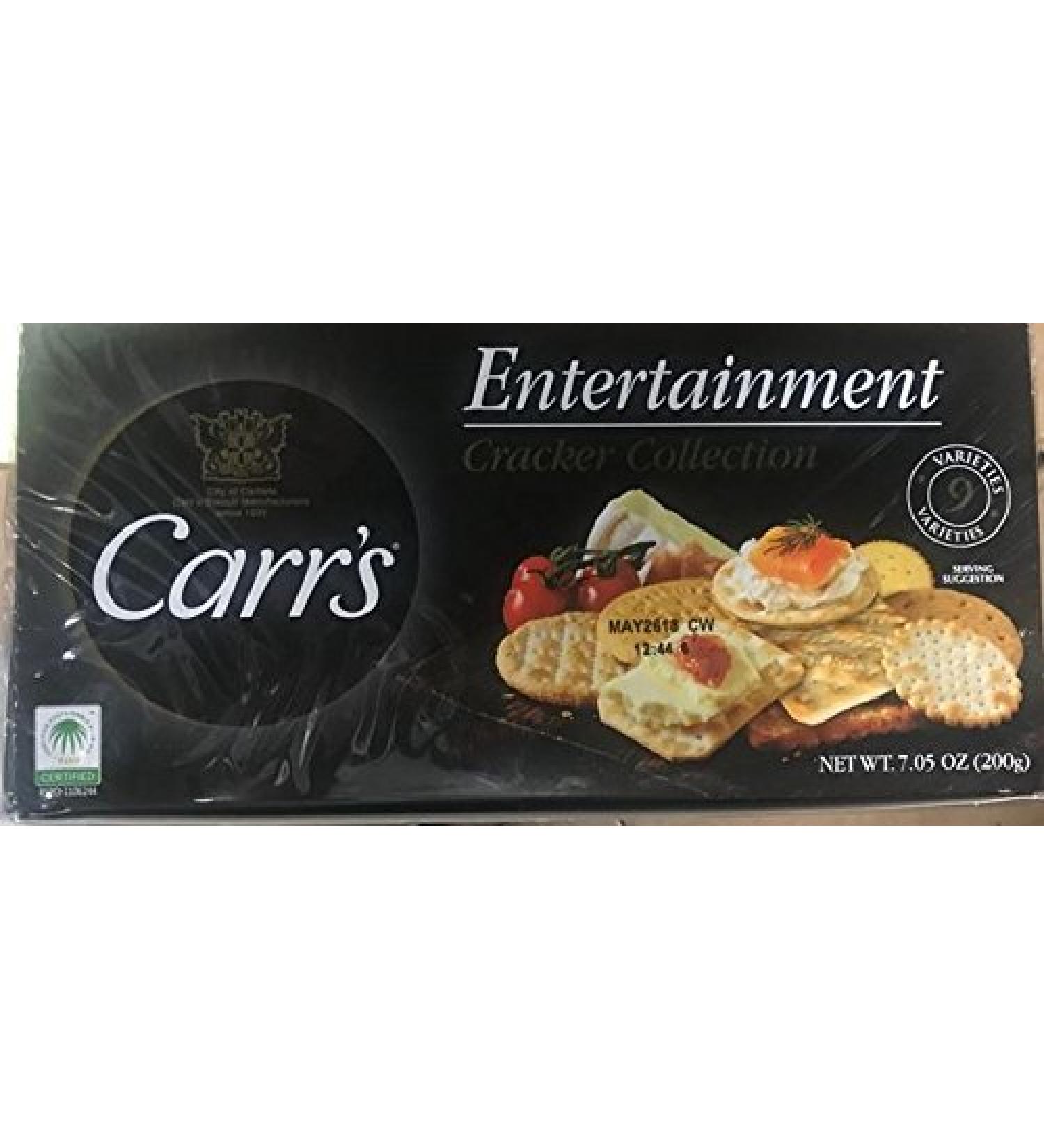 Carr's Entertainment Cracker Collection, 7.05 Ounce
