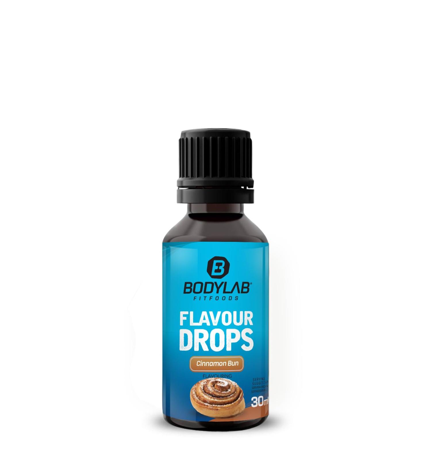 BODYLAB24 Cinnamon Snail Flavor Drops 30ml Calorie-Free Sugar-Free Fat-Free Aroma Drops for Sweetening Foods & Coffee Natural Flavoring Without Artificial Dyes - Buy Online on GoSupps.com