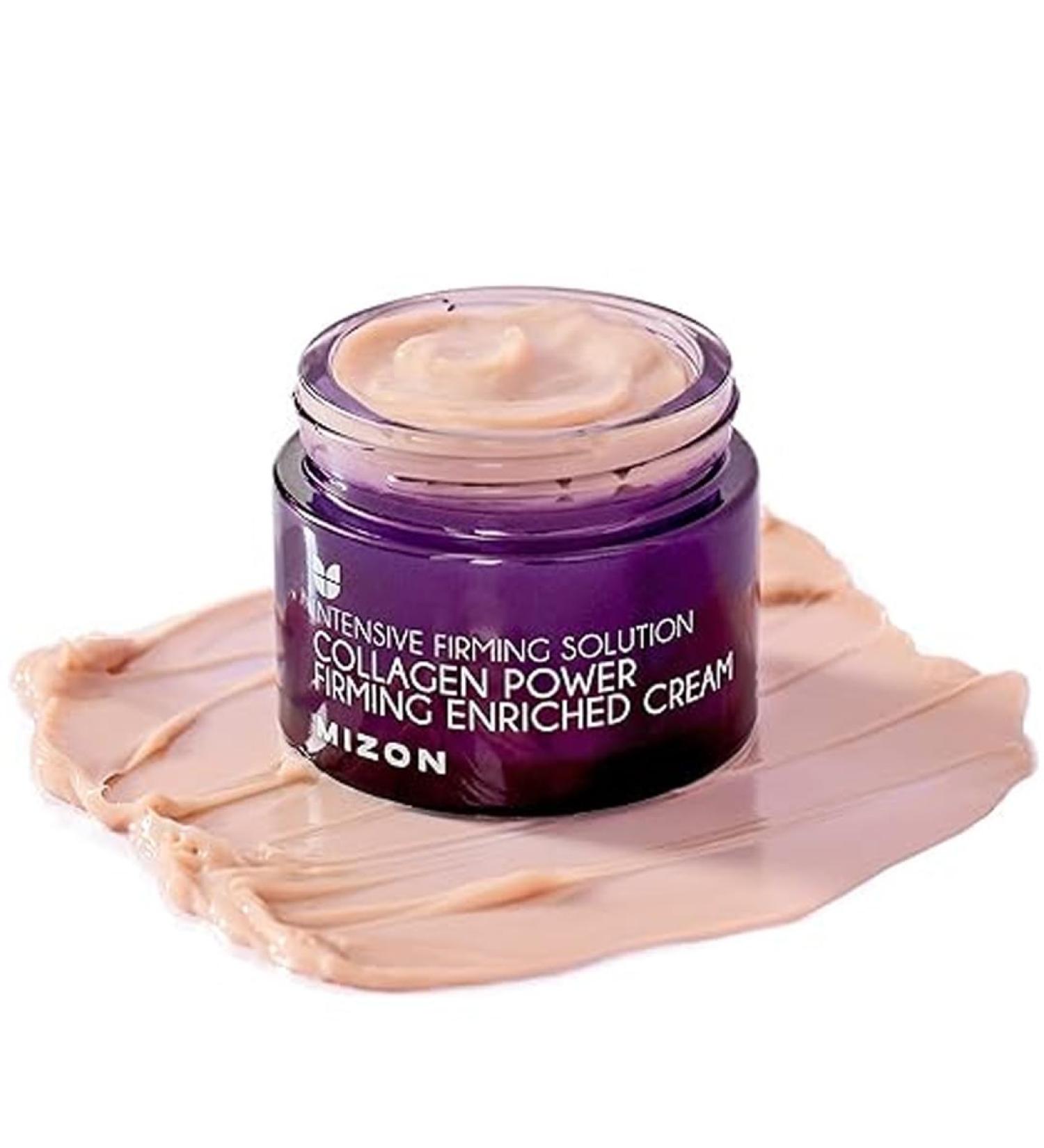  Mizon Collagen Power Firming Enriched Cream Korean skincare wrinkle care firm skin anti aging marine collagen - Buy Online on GoSupps.com