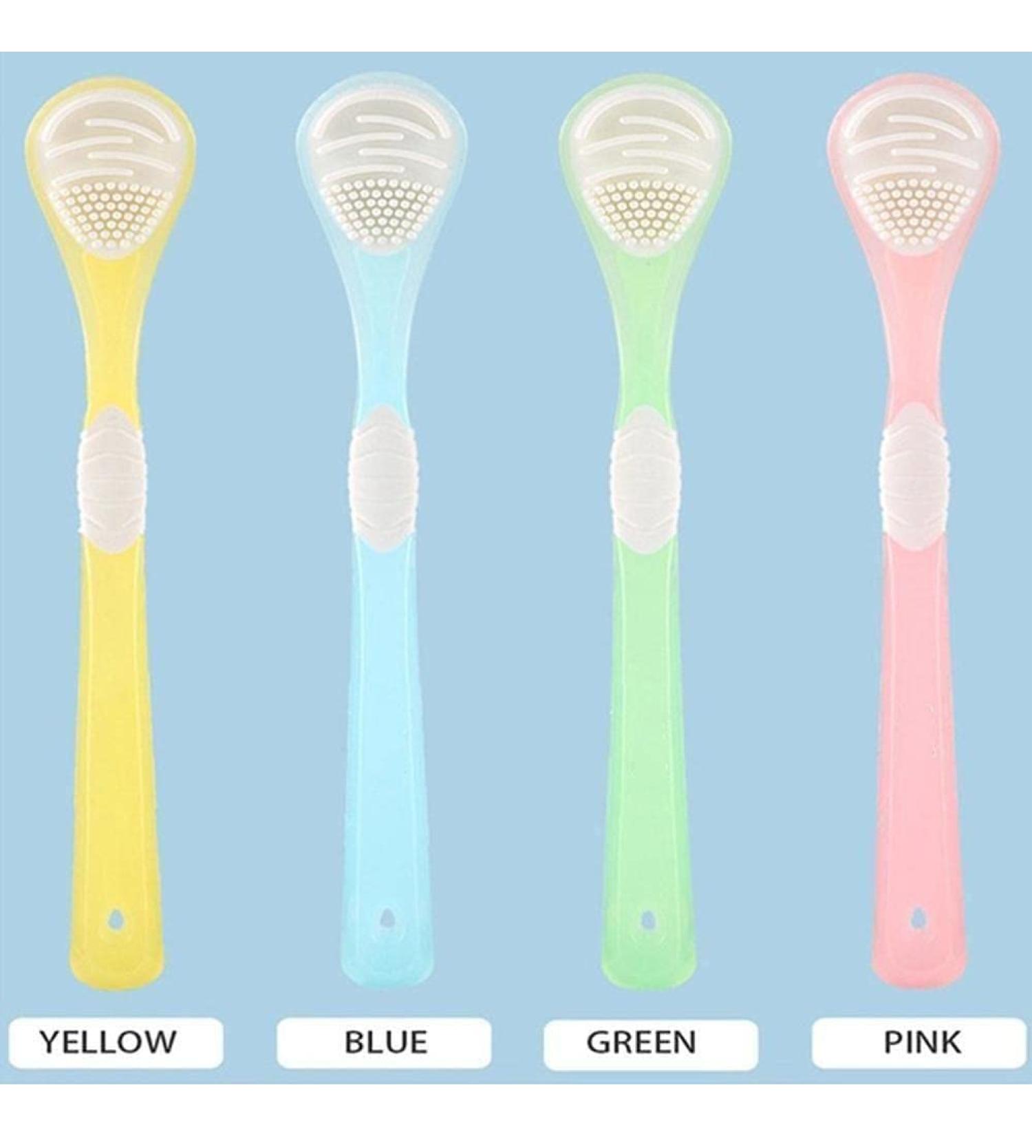 Bailey Double-Sided Tongue Cleaner Scraper - Silicone Brush for Effective Tongue Cleaning & Oral Care - Buy Online on GoSupps.com