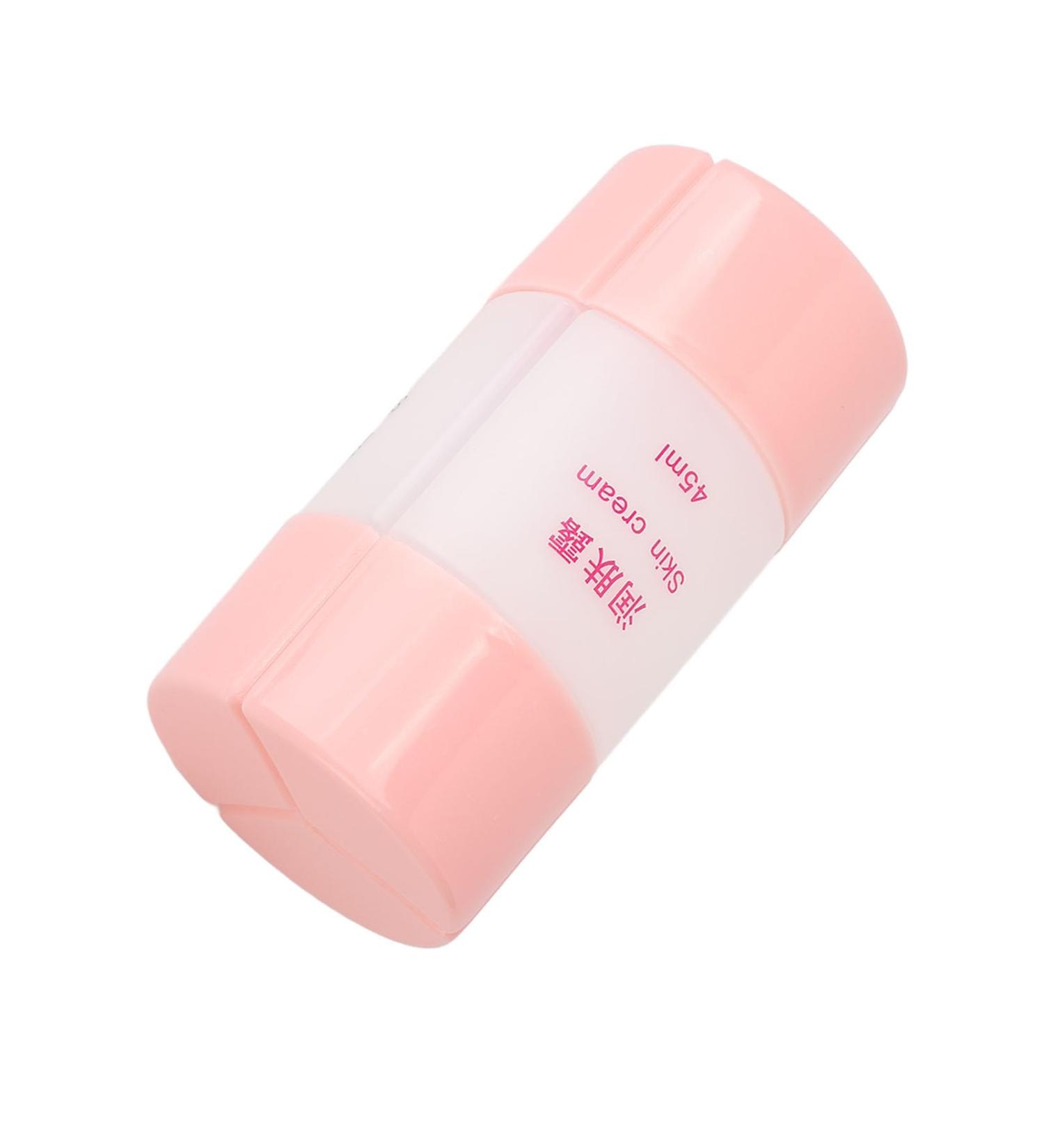 HELEVIA 3 in 1 Travel Bottle Leakage Proof Refillable Portable Travel Container for Conditioner Shampoo Lotion 45ml Pink - Buy Online on GoSupps.com